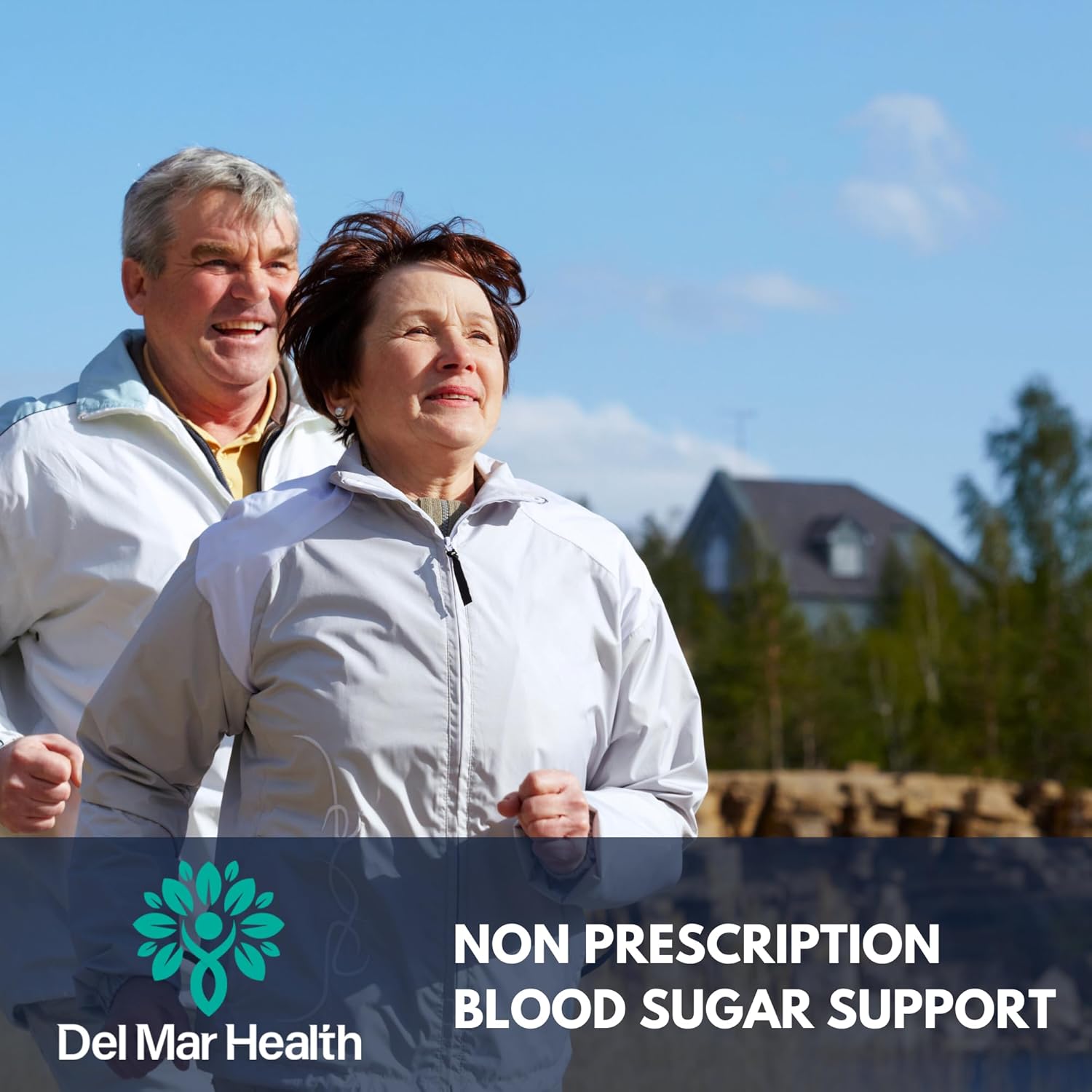 Del Mar Health Max-LyZinC Powder: L-Lysine 1100mg, Zinc 6mg, Vitamin C 100mg - Blood Sugar Support Supplement - Daily 3-in-1 Formula