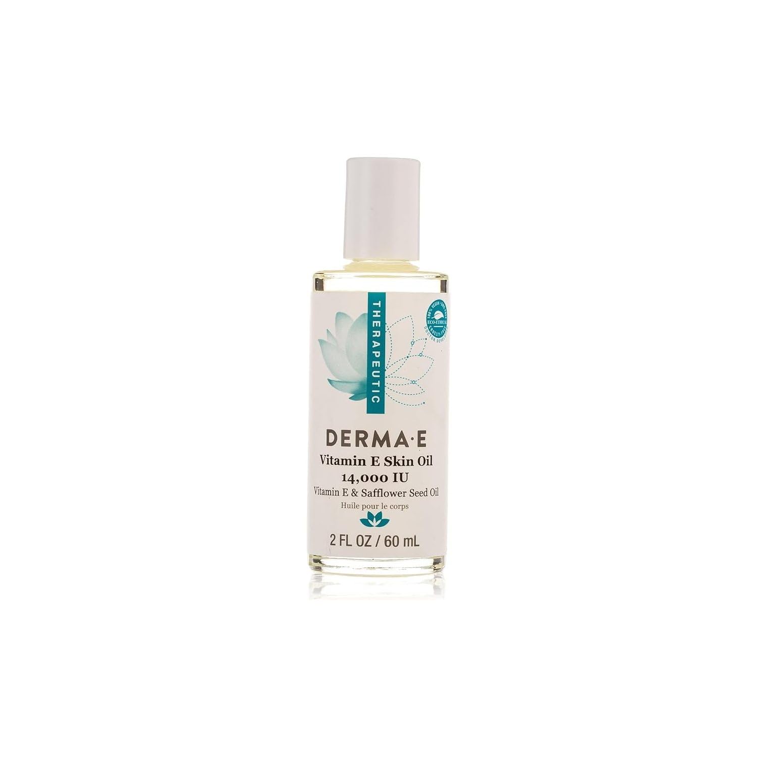 DERMA E Skin Oil with 14,000 IU Vitamin E, 2 Fluid Ounces - Nourishing Skin Oil