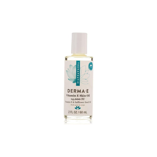 DERMA E Skin Oil with 14,000 IU Vitamin E, 2 Fluid Ounces - Nourishing Skin Oil