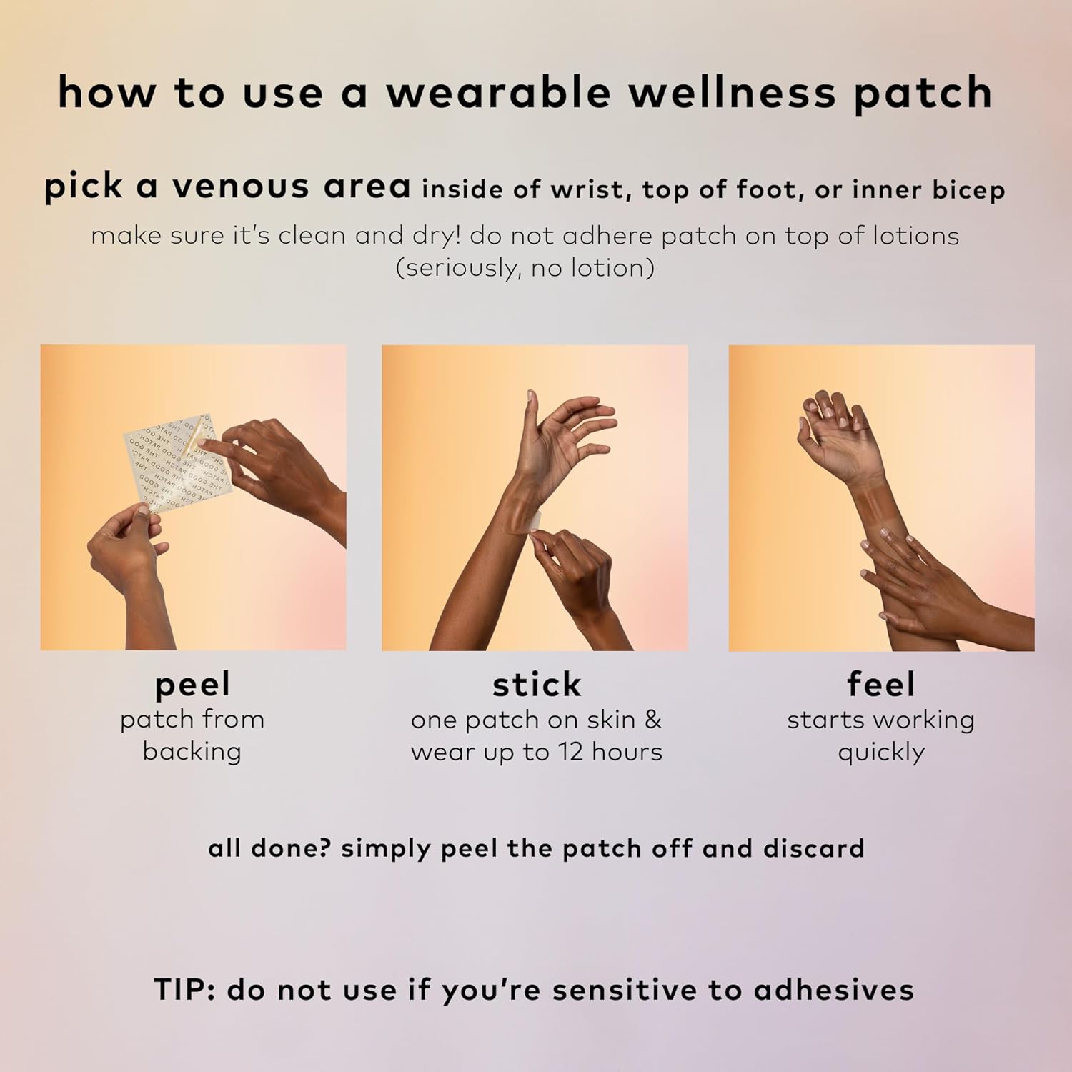 Desire Sexual Wellness Patches - Natural Plant-Powered Patches with Vitamin B6, Reishi, and Black Maca for Mood Enhancement (8 Patches)