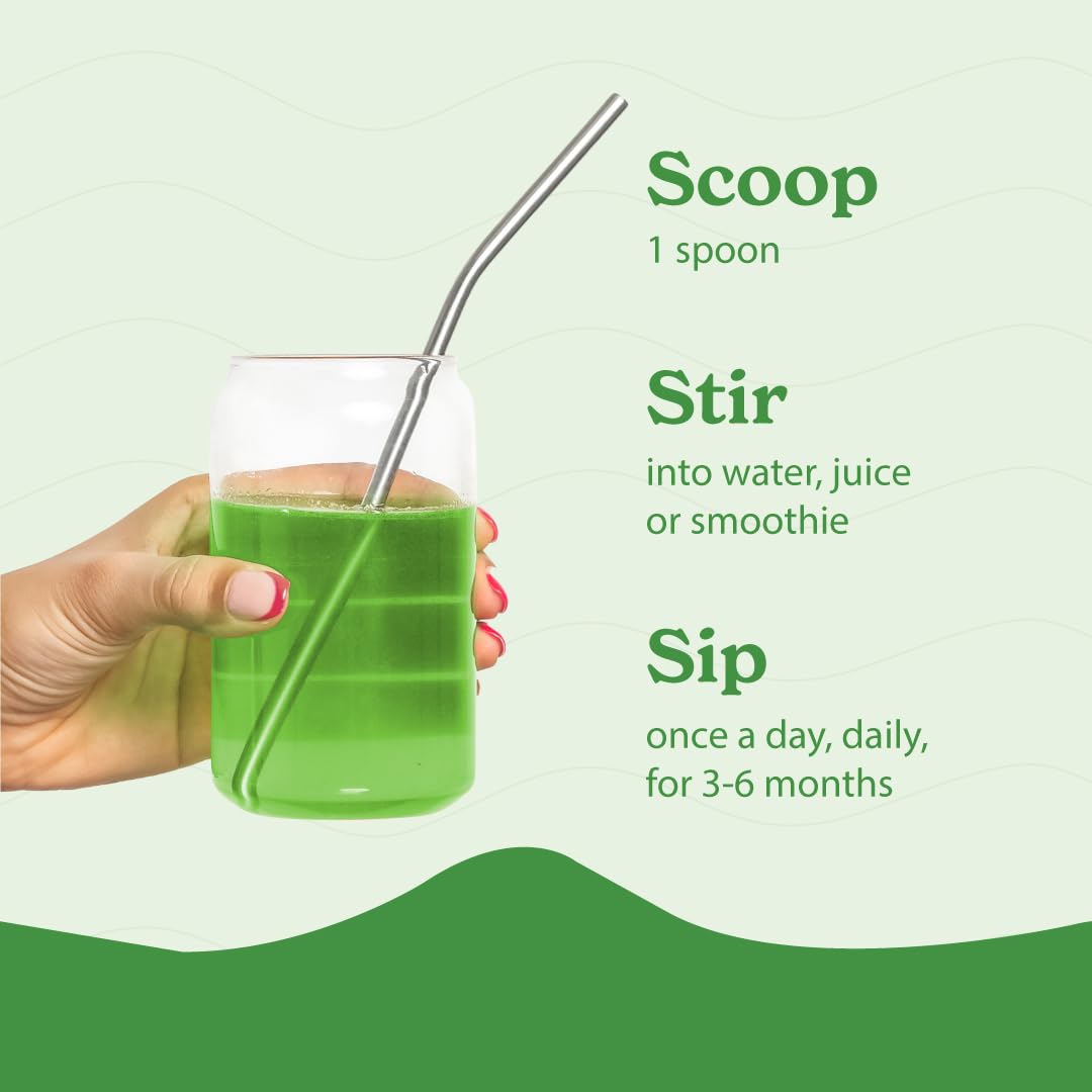 Detox and Debloat with Mint Flavored Super Greens Powder - 15 Blended Superfoods, Pre & Probiotics, Antioxidants - No Maltodextrin, 30 Servings - BoostGo Australia