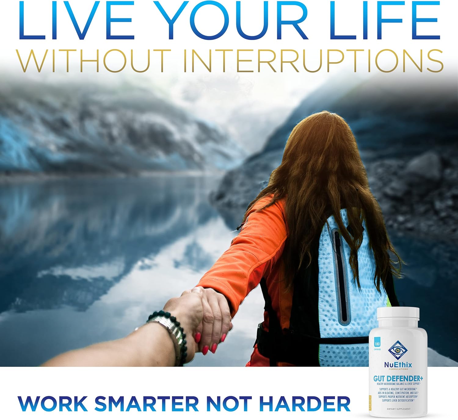 Detox and Microbiome Support Bundle: NuEthix Formulations Opti-Pure (30 Servings) and Gut Defender+ (90 Servings)