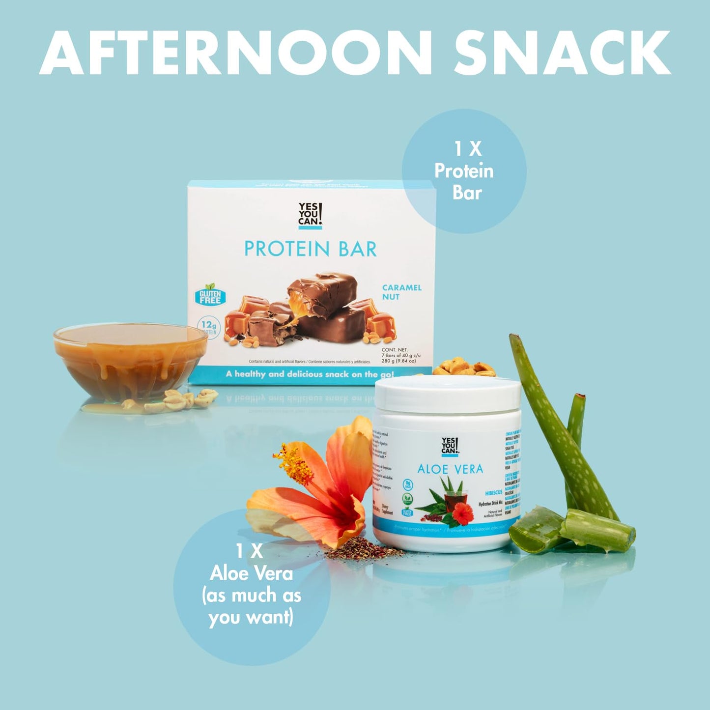 Detox Plus Kit: Strawberry Meal Replacement & Pineapple Aloe Vera Shake Booster for High Energy & Health Transformation