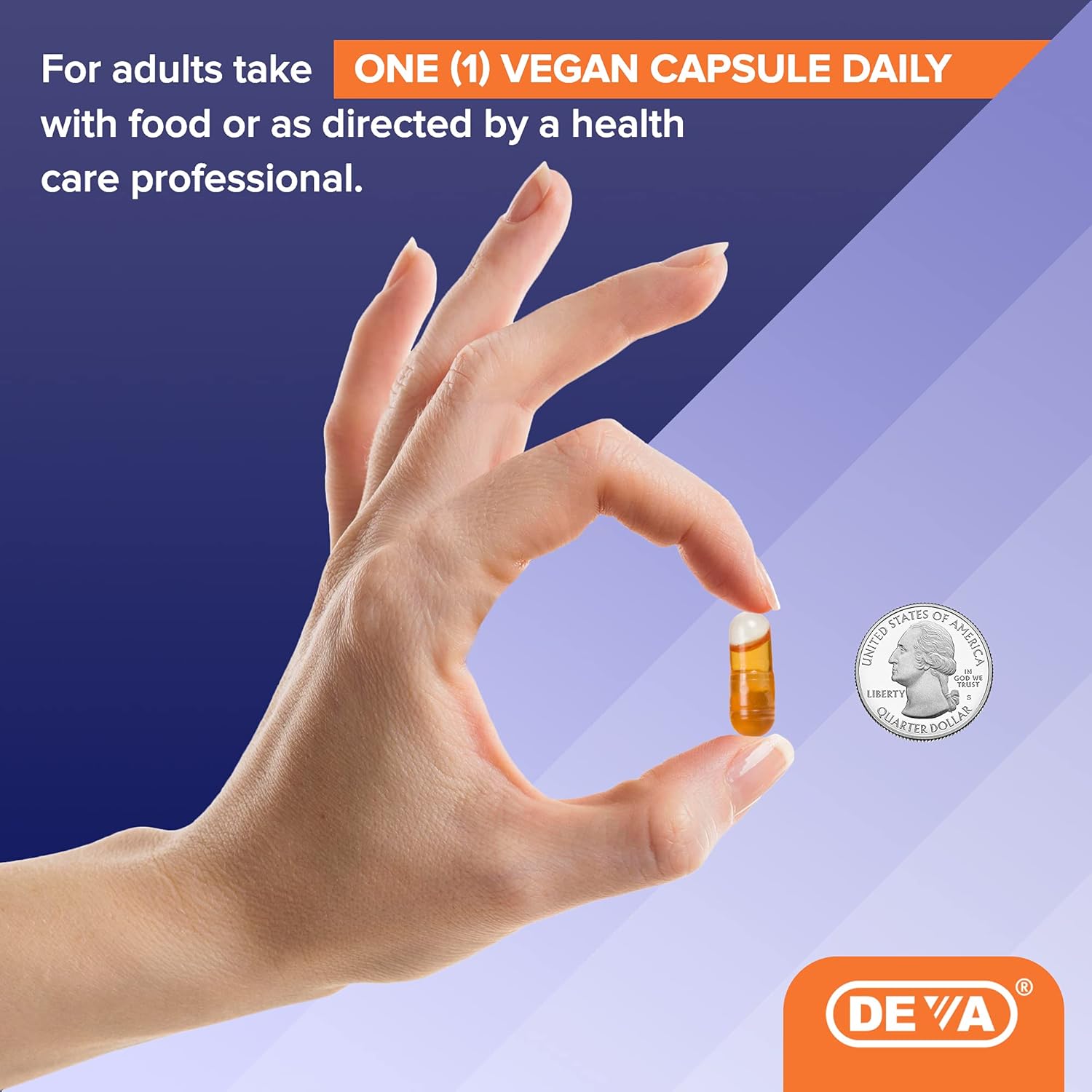 DEVA Vegan Vitamin E 400IU Capsules with Mixed Tocopherols - Immune System & Skin Support, Antioxidant, Gluten-Free, Dairy-Free, Non-GMO - 90 Count