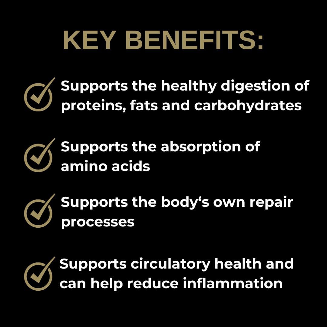 Digest Zone Enzymes: Supports Digestion of Proteins, Fats, Carbohydrates, Circulation, and Body's Repair Processes