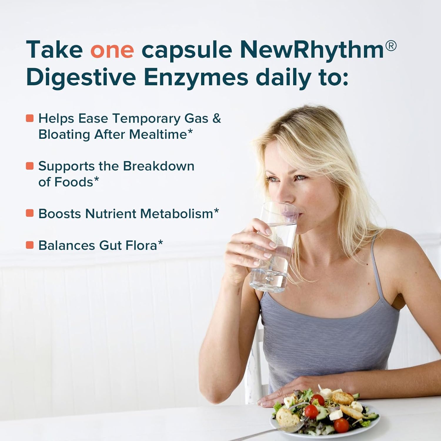 Digestion Support Bundle: Probiotics, Prebiotics, Enzymes - Immune & Gut Health - 60 Capsules, Save Now