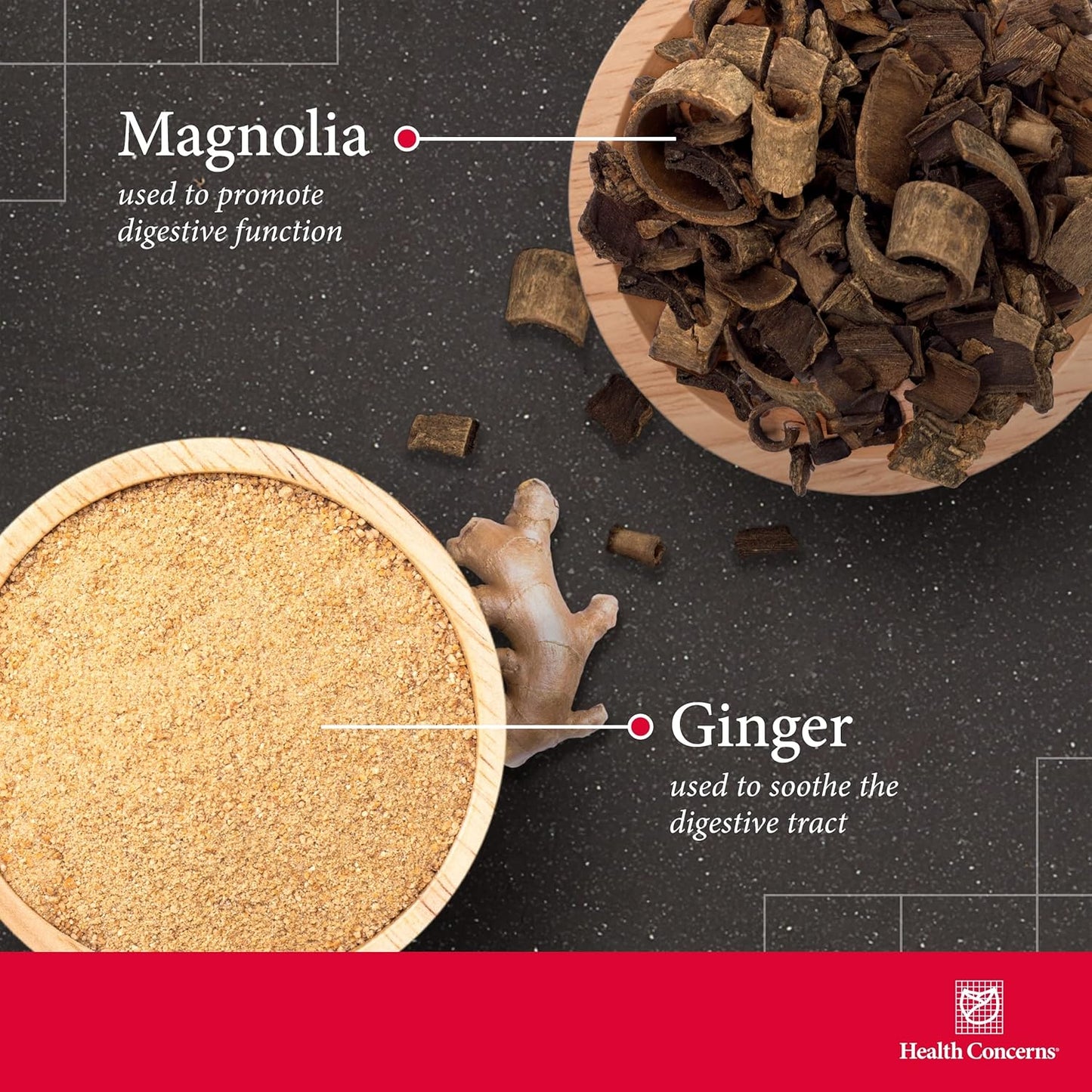 Digestion Support Capsules - Herbal Supplement for Stomach Health - 90 Capsules