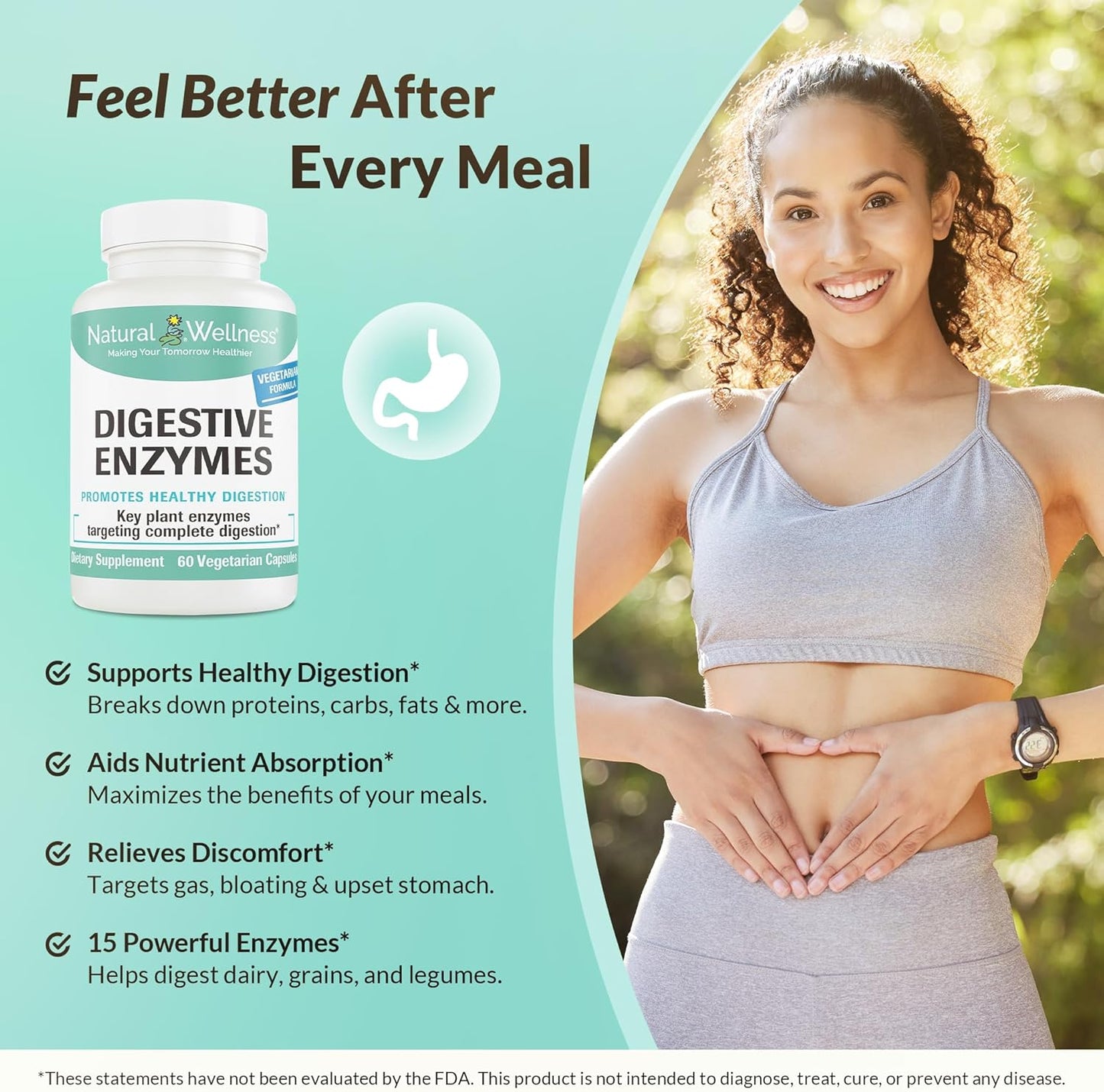 Digestive Enzyme Supplement for Healthy Digestion and Nutrient Absorption - 60 Capsules - BoostGo Australia