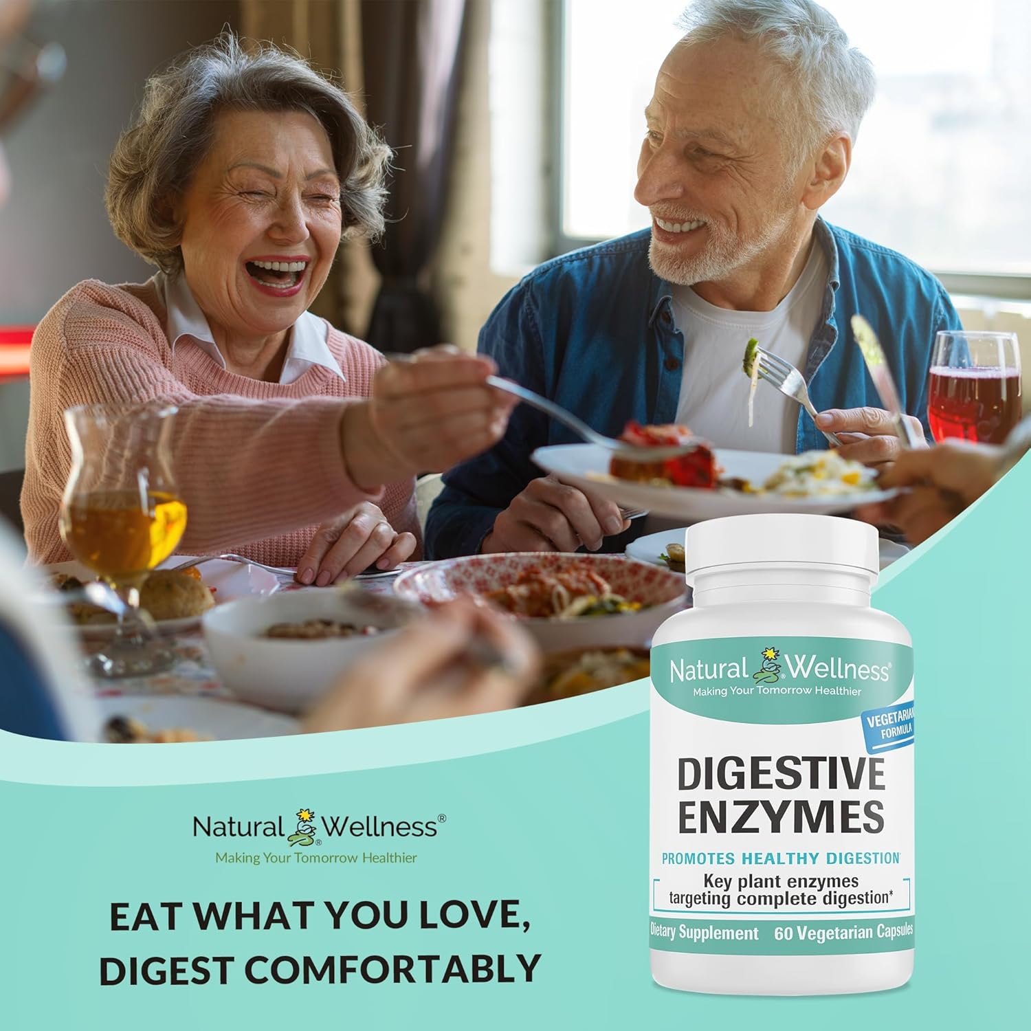 Digestive Enzyme Supplement for Healthy Digestion and Nutrient Absorption - 60 Capsules - BoostGo Australia