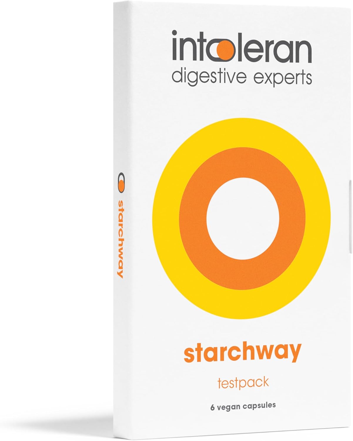 Digestive Enzyme Test Pack for Starch & Sucrose Intolerance | 6 Capsules | Vegan Friendly | Invertase & Gluco-Amylase Enzymes | Supports Digestion of Sugars & Starchy Foods