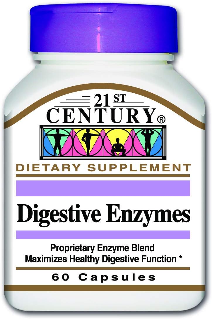 Digestive Enzymes Capsules for Improved Digestion, 120 Count (2-Pack)
