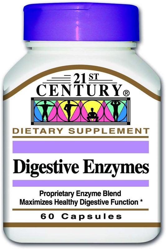 Digestive Enzymes Capsules for Improved Digestion, 120 Count (2-Pack)