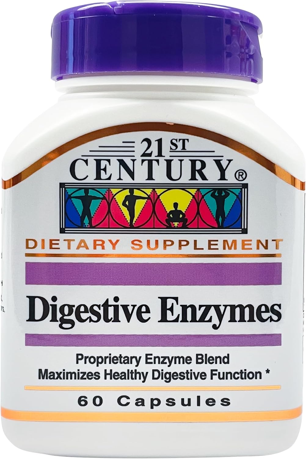 Digestive Enzymes Capsules for Improved Digestion, 120 Count (2-Pack)
