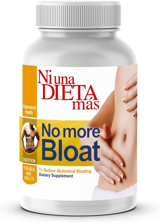 Digestive Enzymes for Abdominal Bloating Reduction - Supports Digestion of Various Foods - Kids and Adults - 60 Capsules