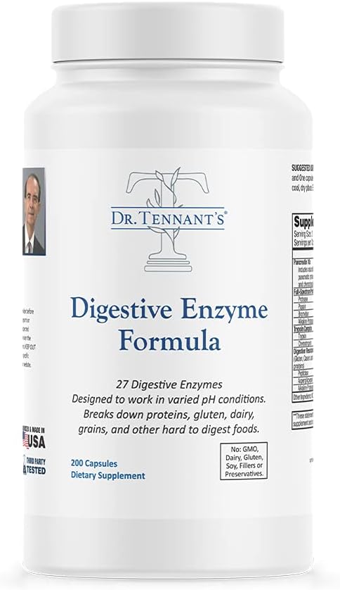 Digestive Enzymes Formula for GERD, Heartburn & Acid Reflux Relief - Gut Health & Bloating Relief - 2x DPP-IV Enzyme - 200 Count - BoostGo Australia