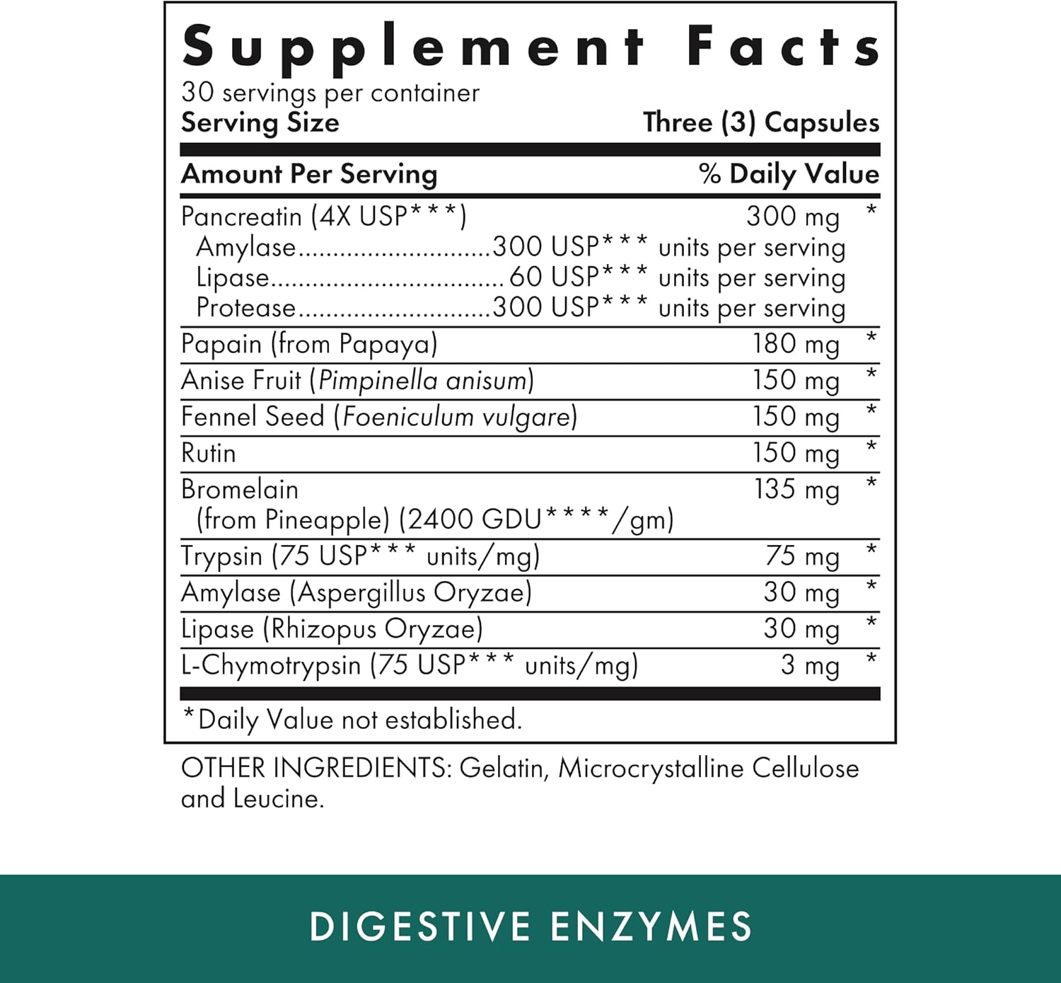 Digestive Enzymes Supplement - 90 Capsules for Protein, Fats, Starch, Dairy & Carbs - 30 Servings by MICHAEL'S Health