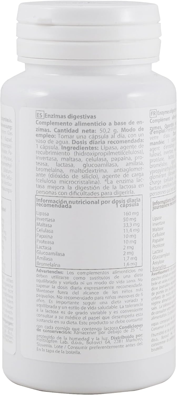Digestive Enzymes Supplement | 90 Vegetarian Capsules | Heiltropfen