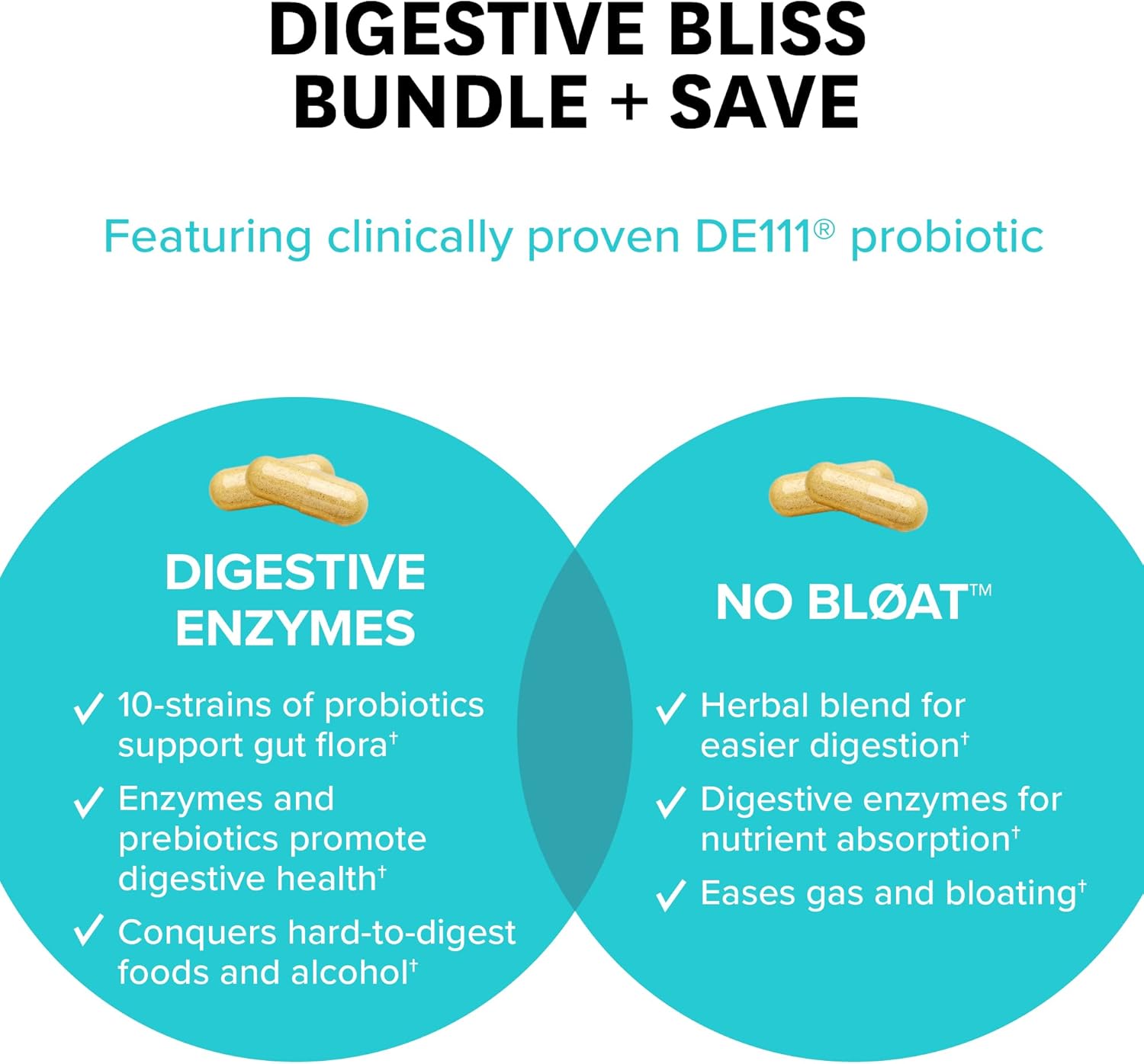 Digestive Enzymes with Probiotics for Bloating Relief and Gut Health, Free Travel Tin - Zenwise Health