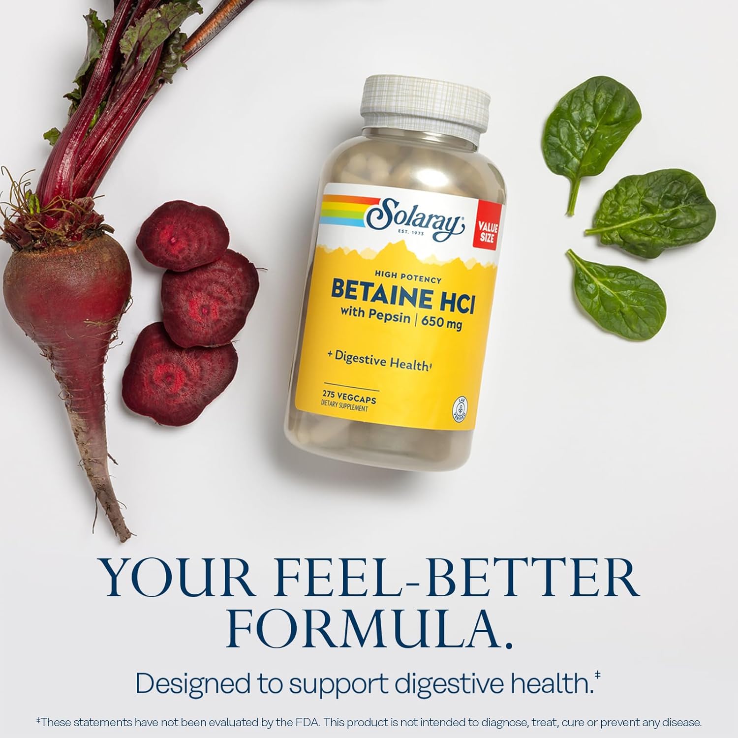 Digestive Health Bundle: SOLARAY Betaine HCl, Pepsin, and Super Digestaway Supplement Pack