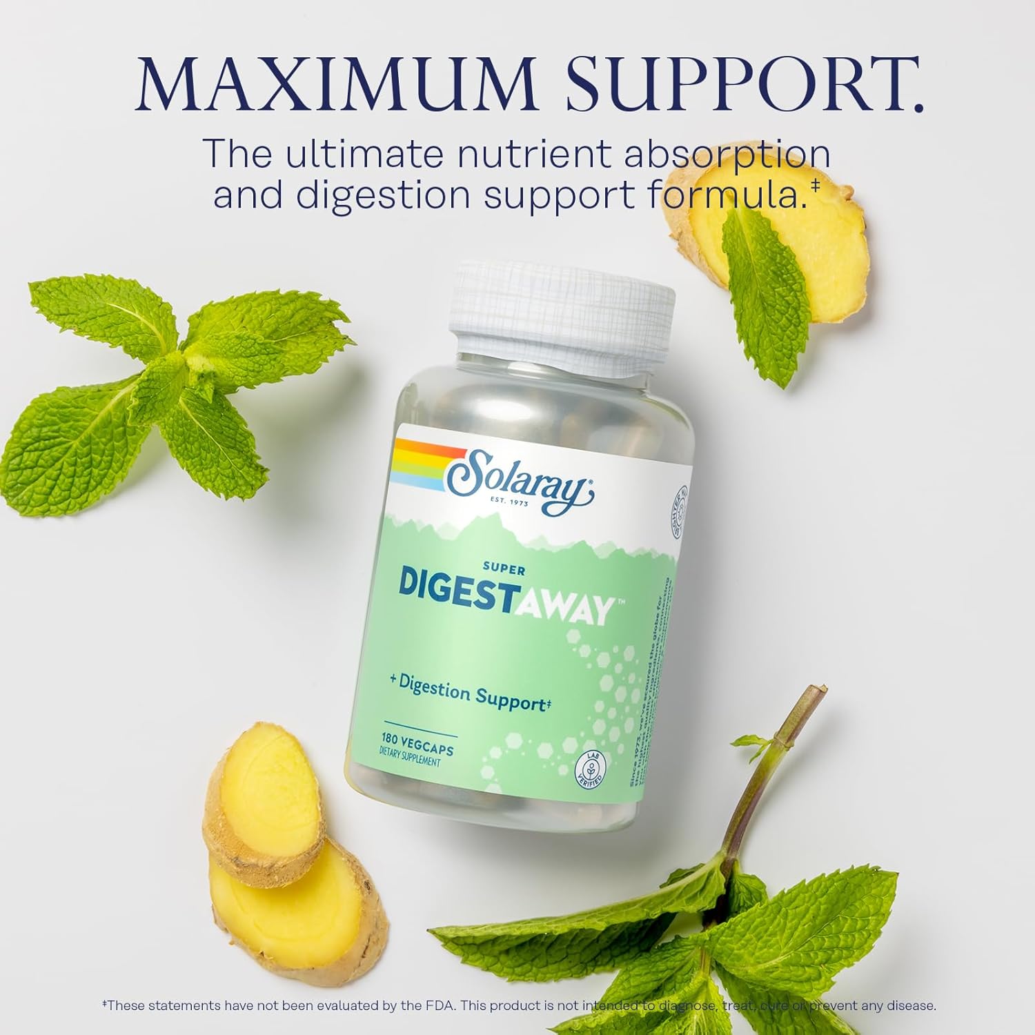 Digestive Health Bundle: SOLARAY Betaine HCl, Pepsin, and Super Digestaway Supplement Pack