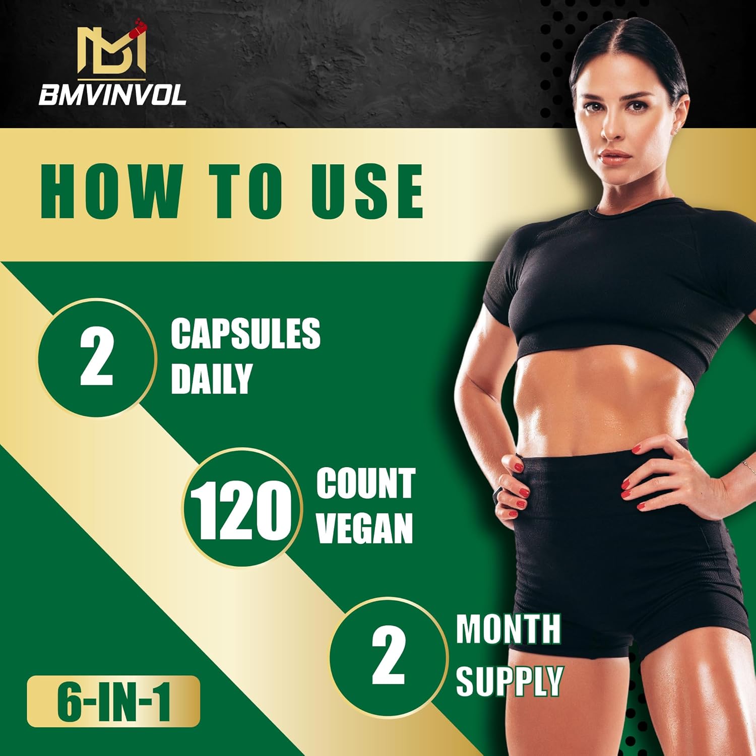 Digestive Health Support Capsules with Psyllium Husk Fiber, Fenugreek, Apple Cider Vinegar, Turmeric, Ginger, Black Pepper - 120 Count