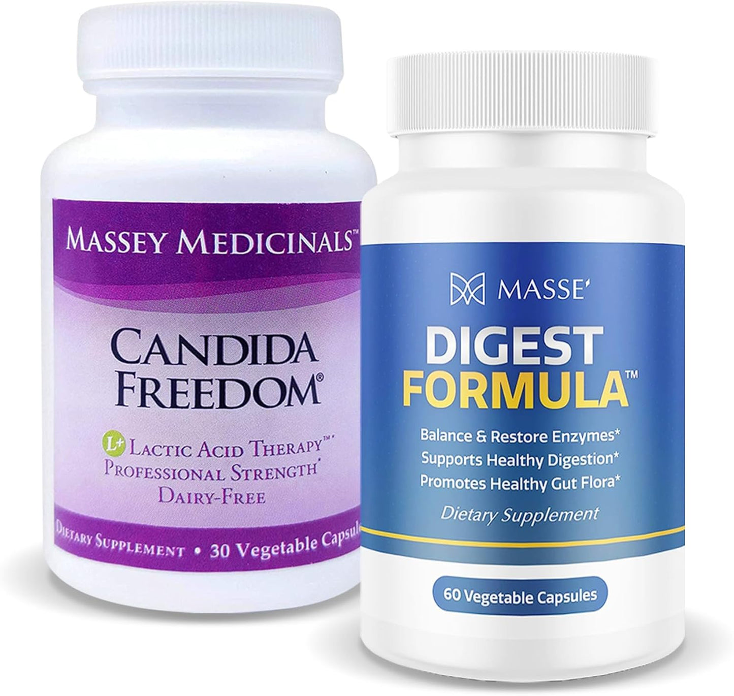Digestive Supplement for Optimal Gut Health and Probiotic Balance - MASSE' Formula