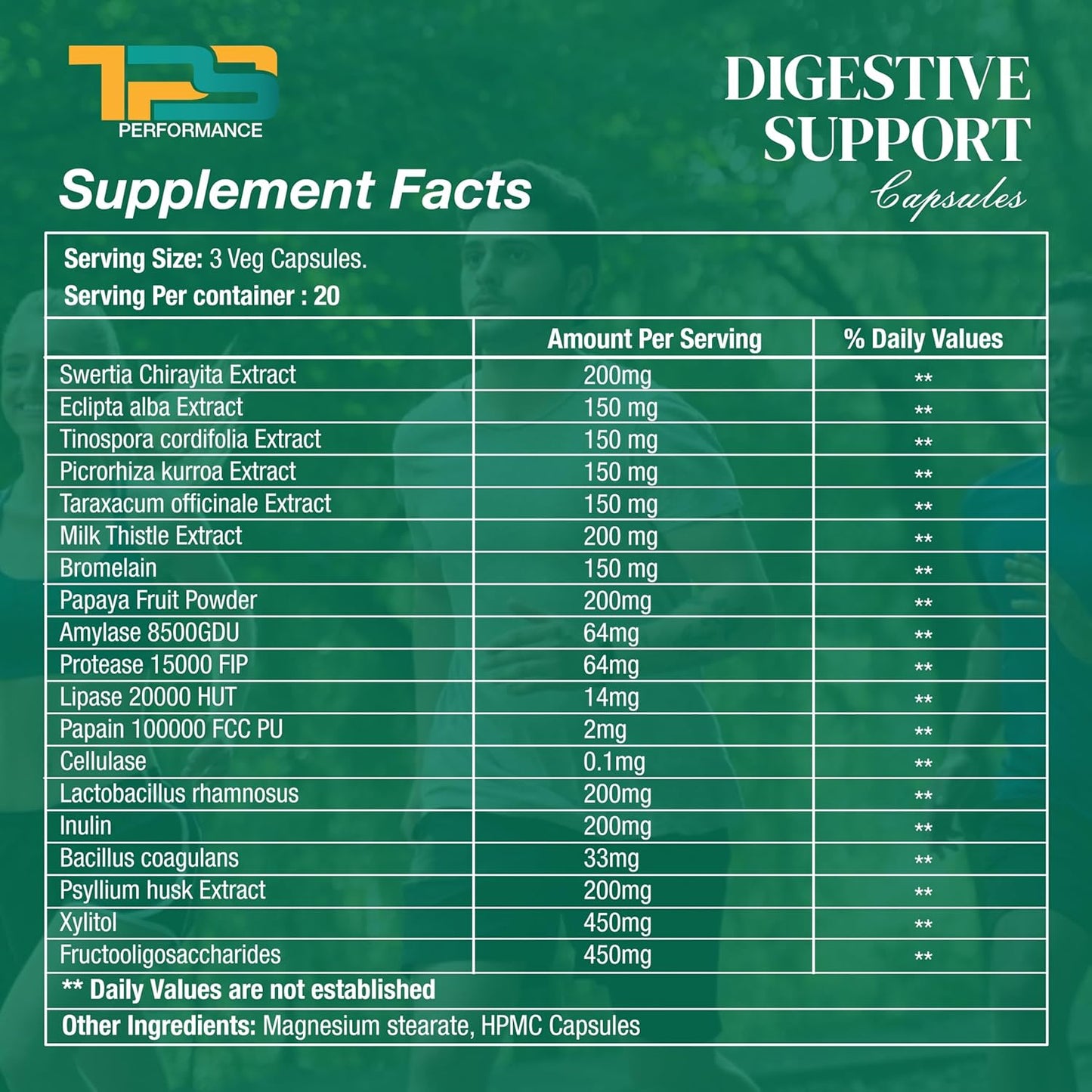 Digestive Support Capsules with Probiotics, Enzymes, and Phyto Extracts for Gut Health | 60 Veg Capsules