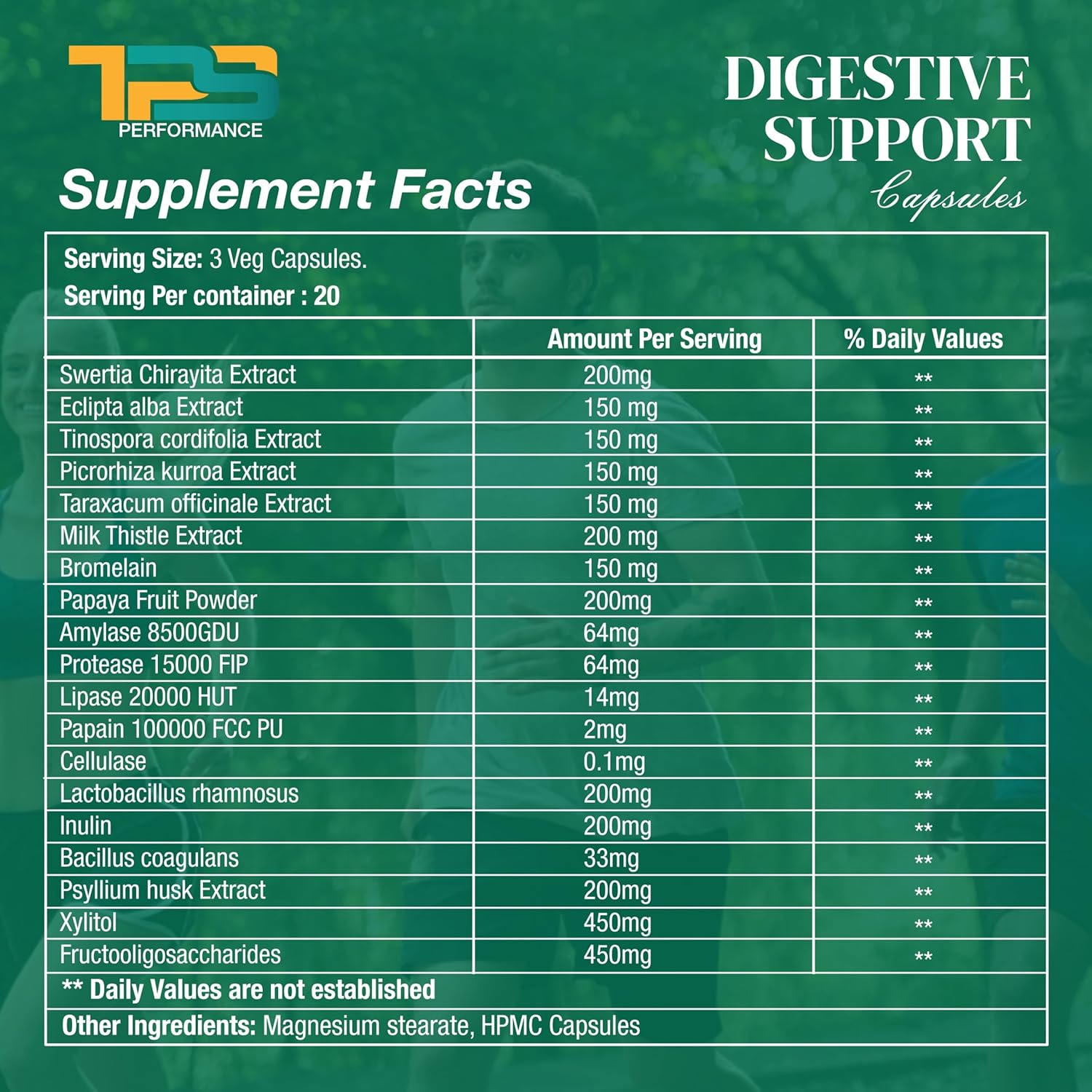 Digestive Support Capsules with Probiotics, Enzymes, and Phyto Extracts for Gut Health | 60 Veg Capsules