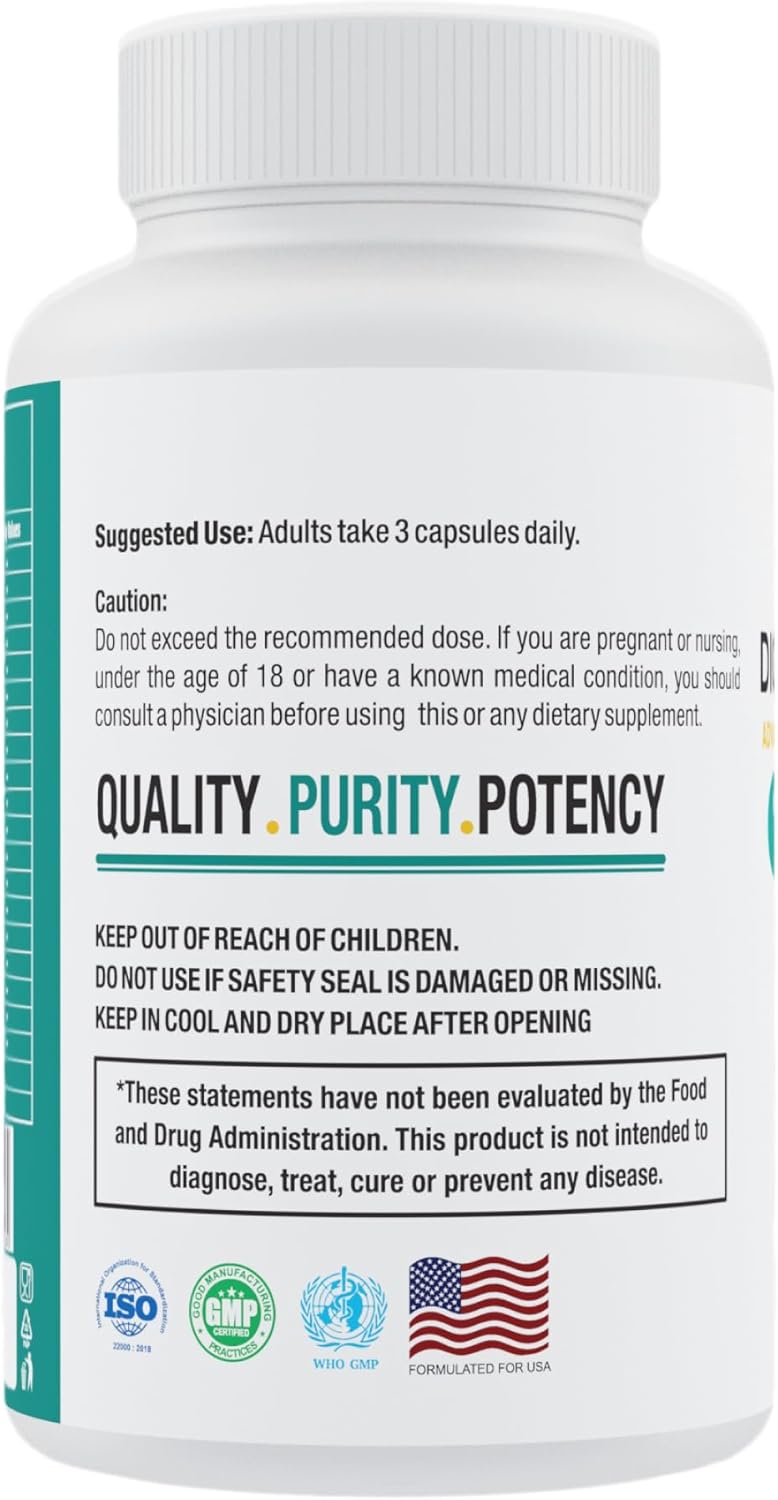 Digestive Support Capsules with Probiotics, Enzymes, and Phyto Extracts for Gut Health | 60 Veg Capsules