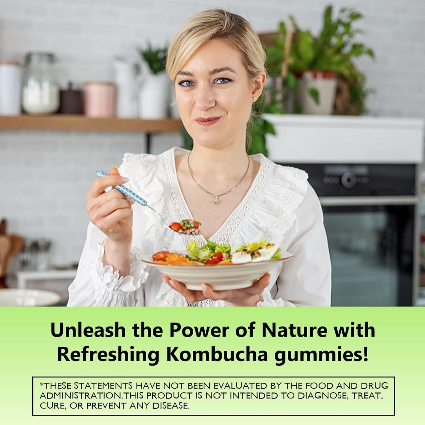 Digestive Support Gummies with Prebiotics, Fiber, and Pomegranate Juice - 120 Gummies for Gut Health (2 Month Supply)