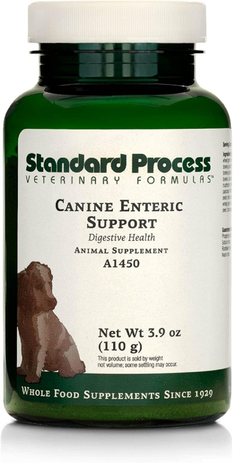 Digestive System Support for Dogs - Nutritional Supplement for Gut Health - Canine Enteric Formula for Healthy Digestion - 110g