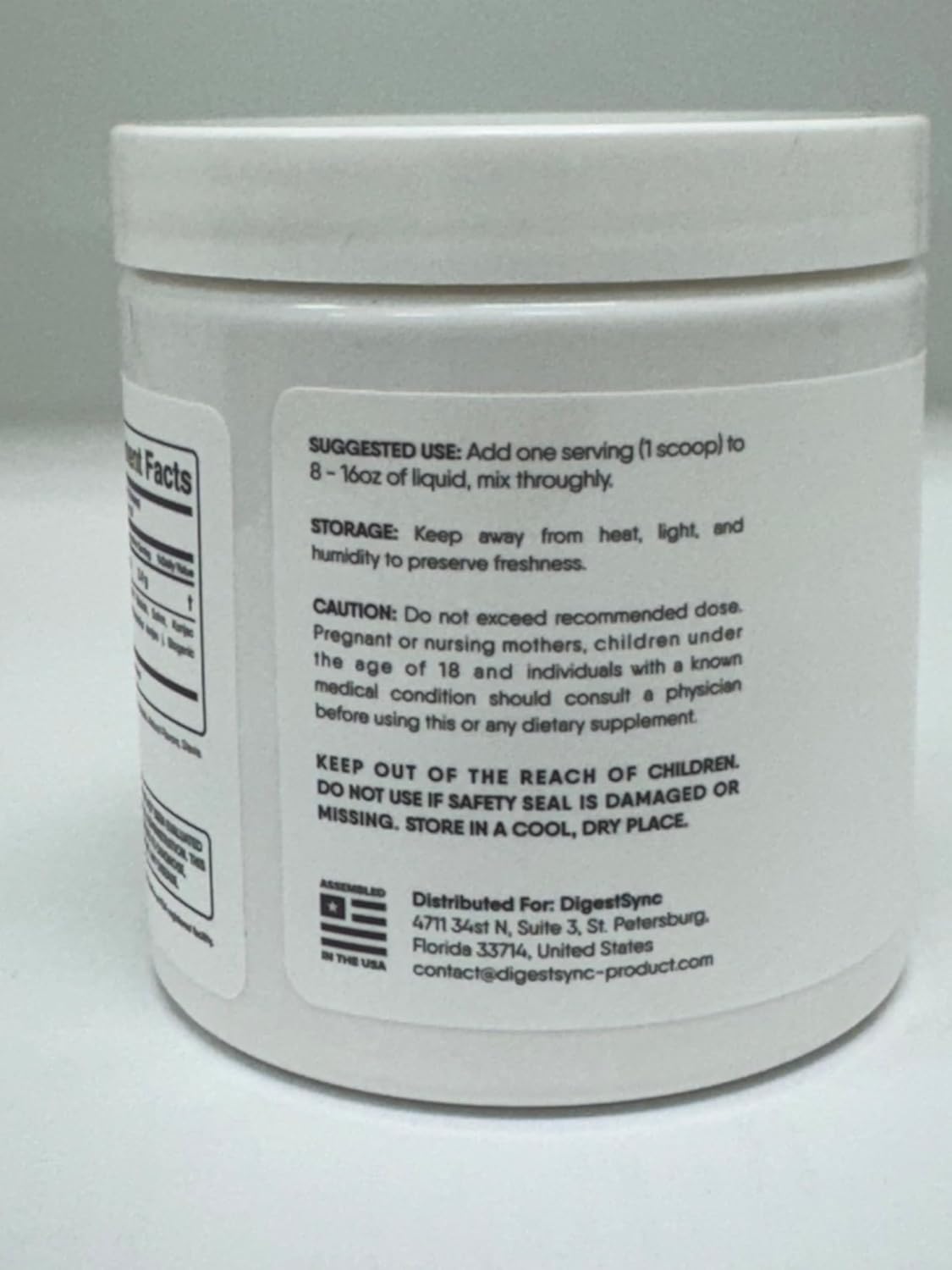 DigestSync Digestion Supplement: Natural Gut Health Powder for Bloating Relief - 100% Green Powder, 3 Months Supply