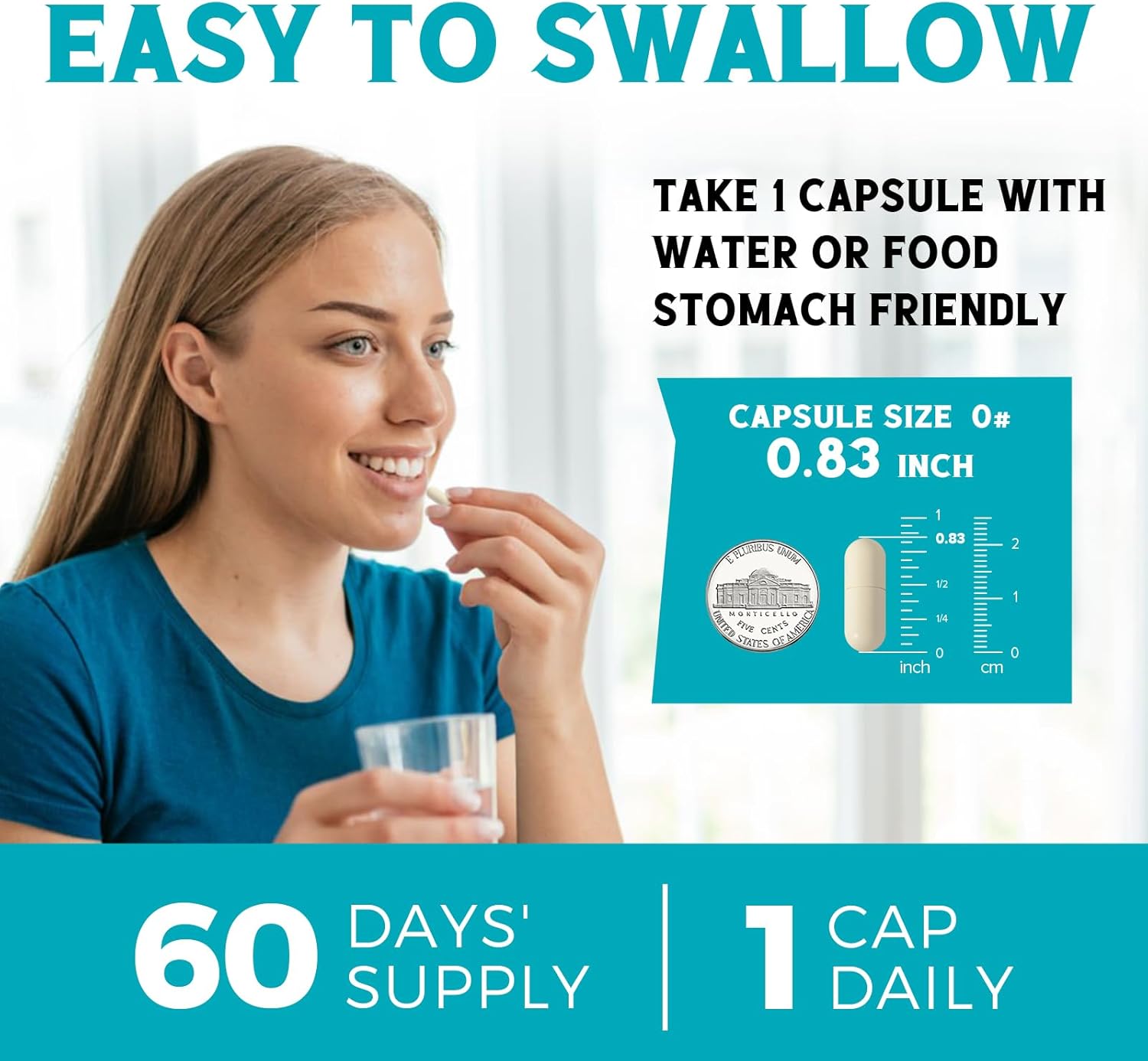 DIM Supplement for Menopause Support with Black Pepper Extract - 60 Capsules - Hormone Balance and Estrogen Metabolism - High Absorption - Vitalibre DIM 300 mg for Women and Men