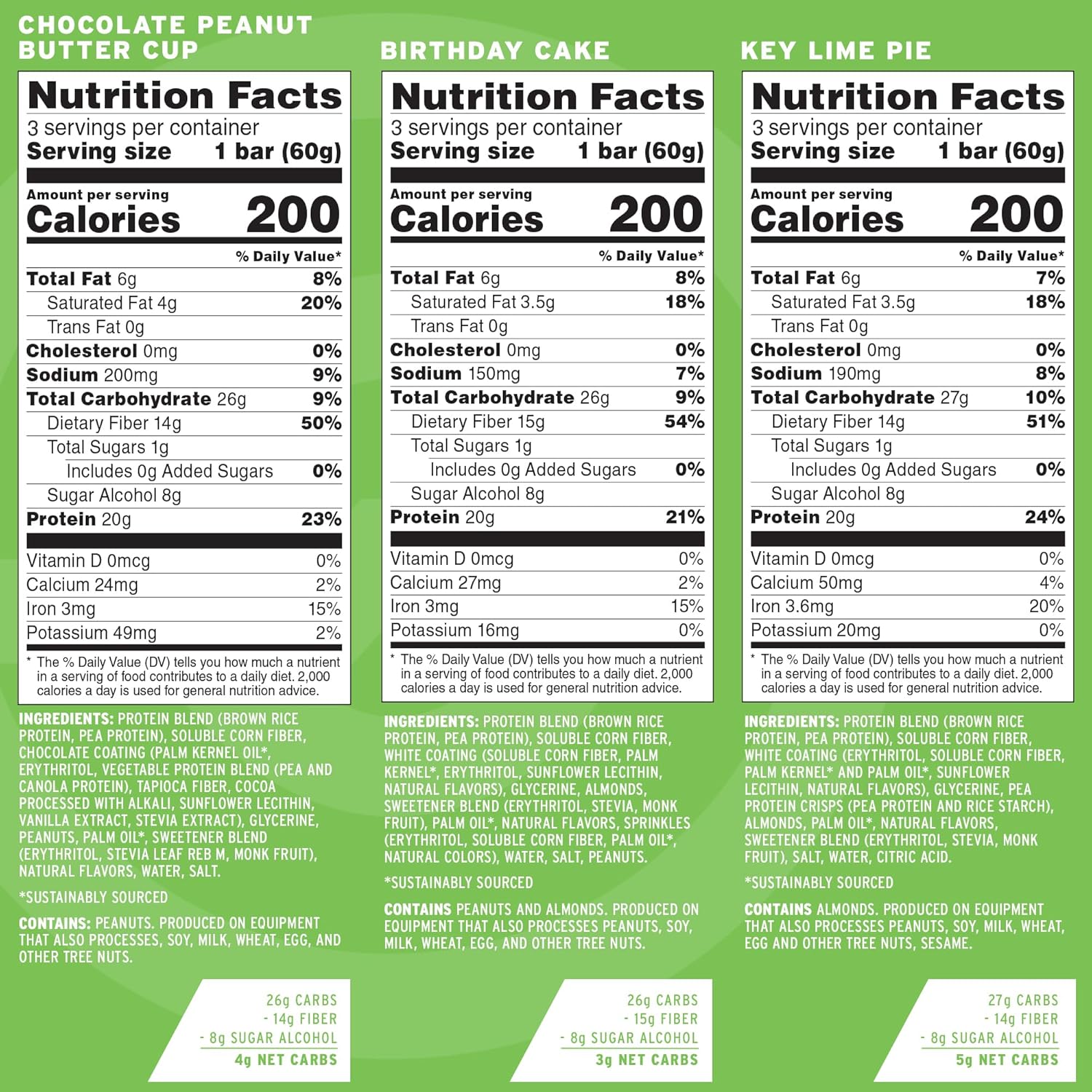 Dipped Variety Pack of No Cow High Protein Bars - 20g Vegan Protein, High Fiber, Low Sugar, Keto Friendly - Dairy & Gluten Free - 12 Count