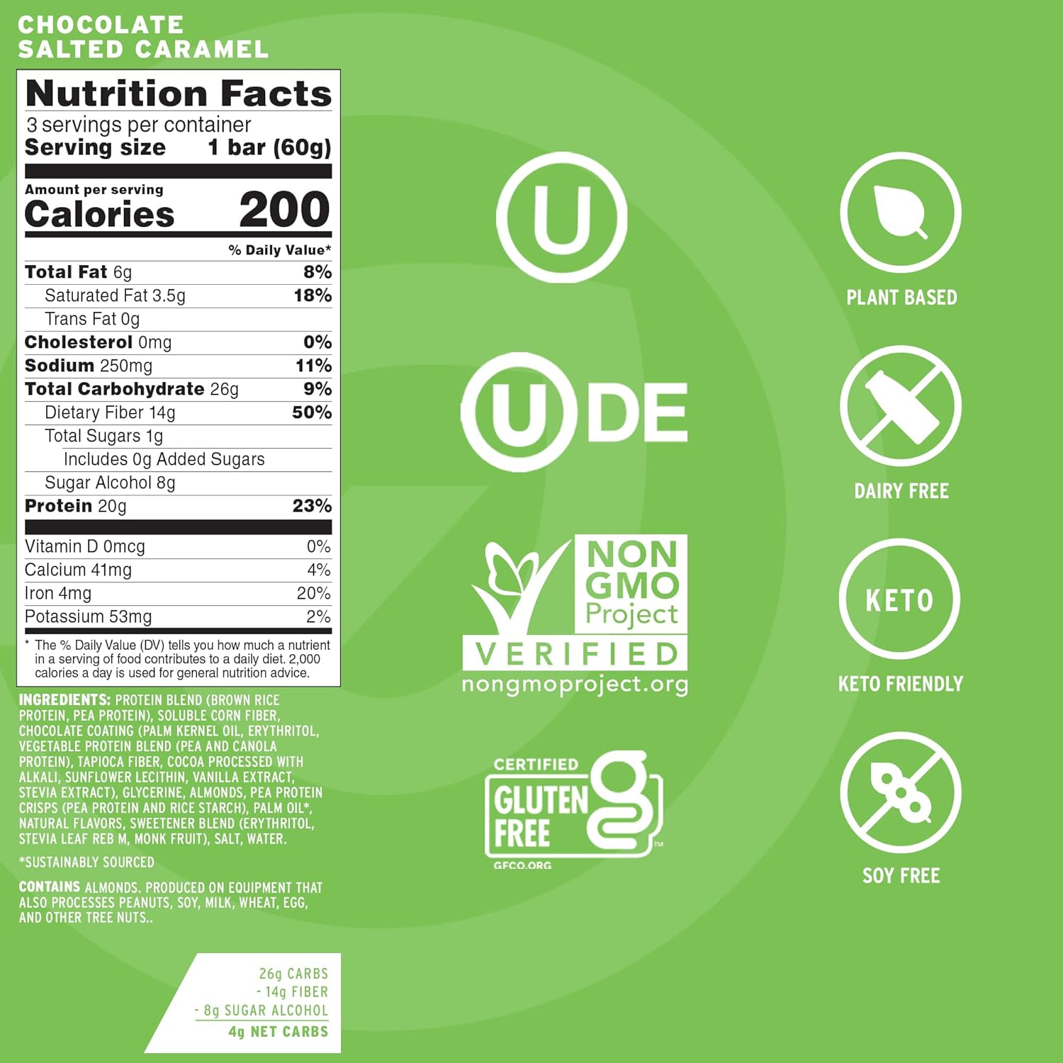 Dipped Variety Pack of No Cow High Protein Bars - 20g Vegan Protein, High Fiber, Low Sugar, Keto Friendly - Dairy & Gluten Free - 12 Count