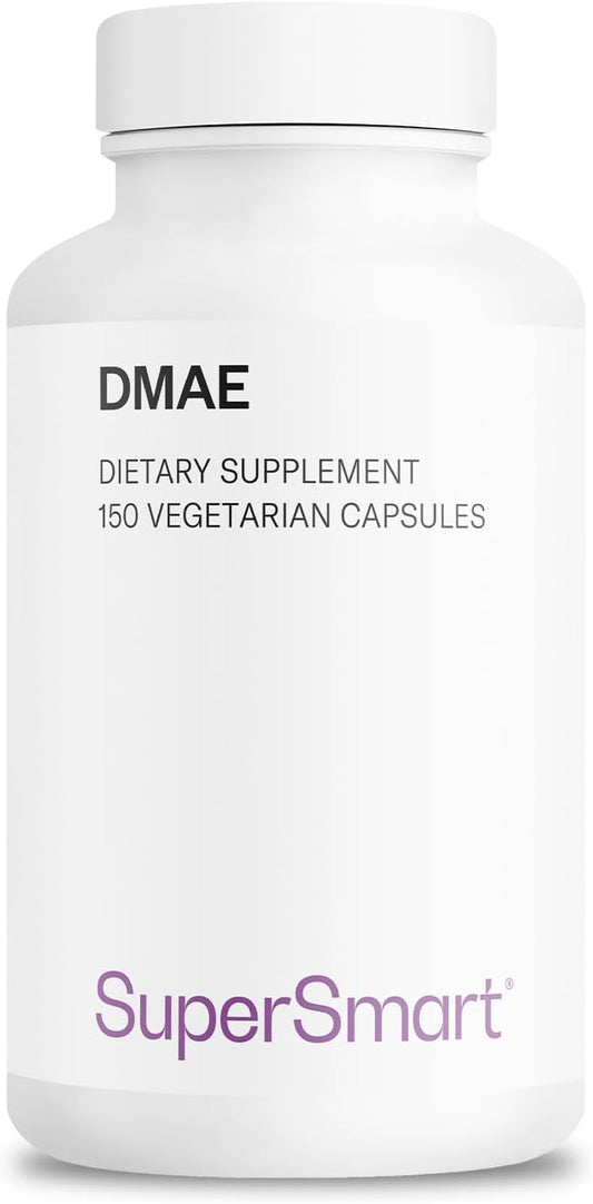 DMAE Bitartrate Supplement - 390mg Per Day - Choline Production - Non-GMO & Gluten Free - 150 Vegetarian Capsules