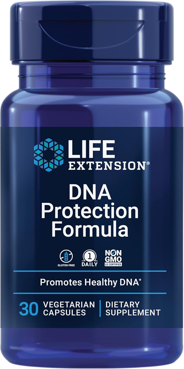 DNA Protection Formula with Watercress & Chlorophyllin Extract - Supports DNA Protection, Liver Health, & Detox - Gluten-Free, Non-GMO, Vegetarian - 30 Capsules