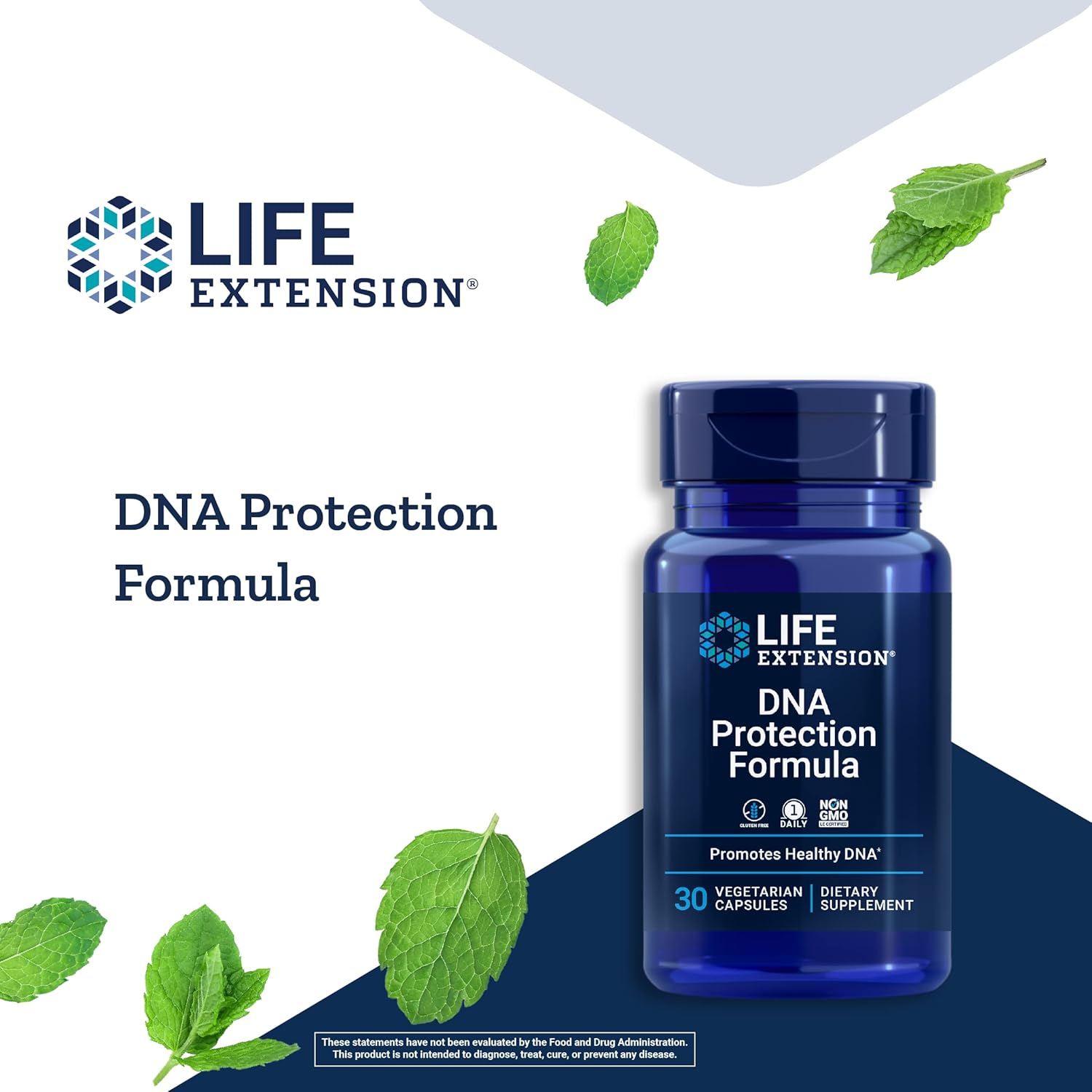 DNA Protection Formula with Watercress & Chlorophyllin Extract - Supports DNA Protection, Liver Health, & Detox - Gluten-Free, Non-GMO, Vegetarian - 30 Capsules
