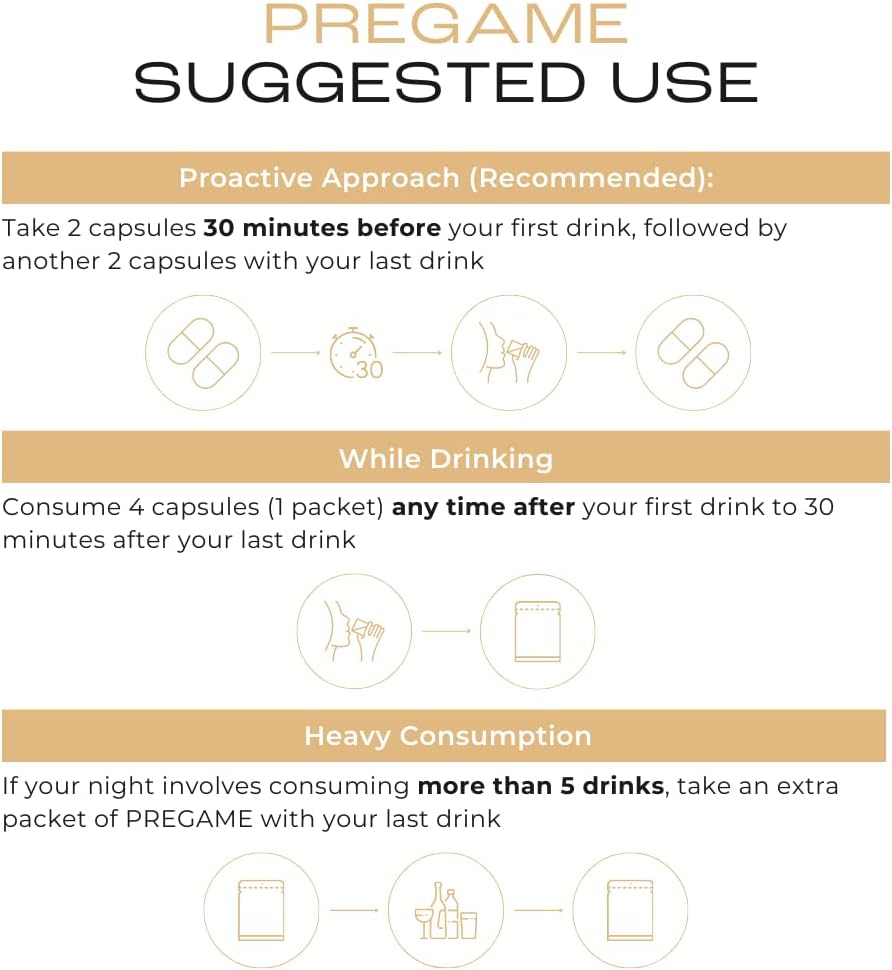 Doctor Formulated Alcohol Aid and Recovery Bundle | Liver Health, Electrolytes, Vitamins, Minerals | CAPSULYTE Pregame & Hydration | 56 Capsules