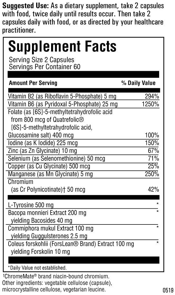 Doctor Formulated Thyroid Support Supplement with Iodine for Optimal Health - Boost Metabolism, Energy, Focus, and Weight Loss - Vegetarian and Gluten Free Formula