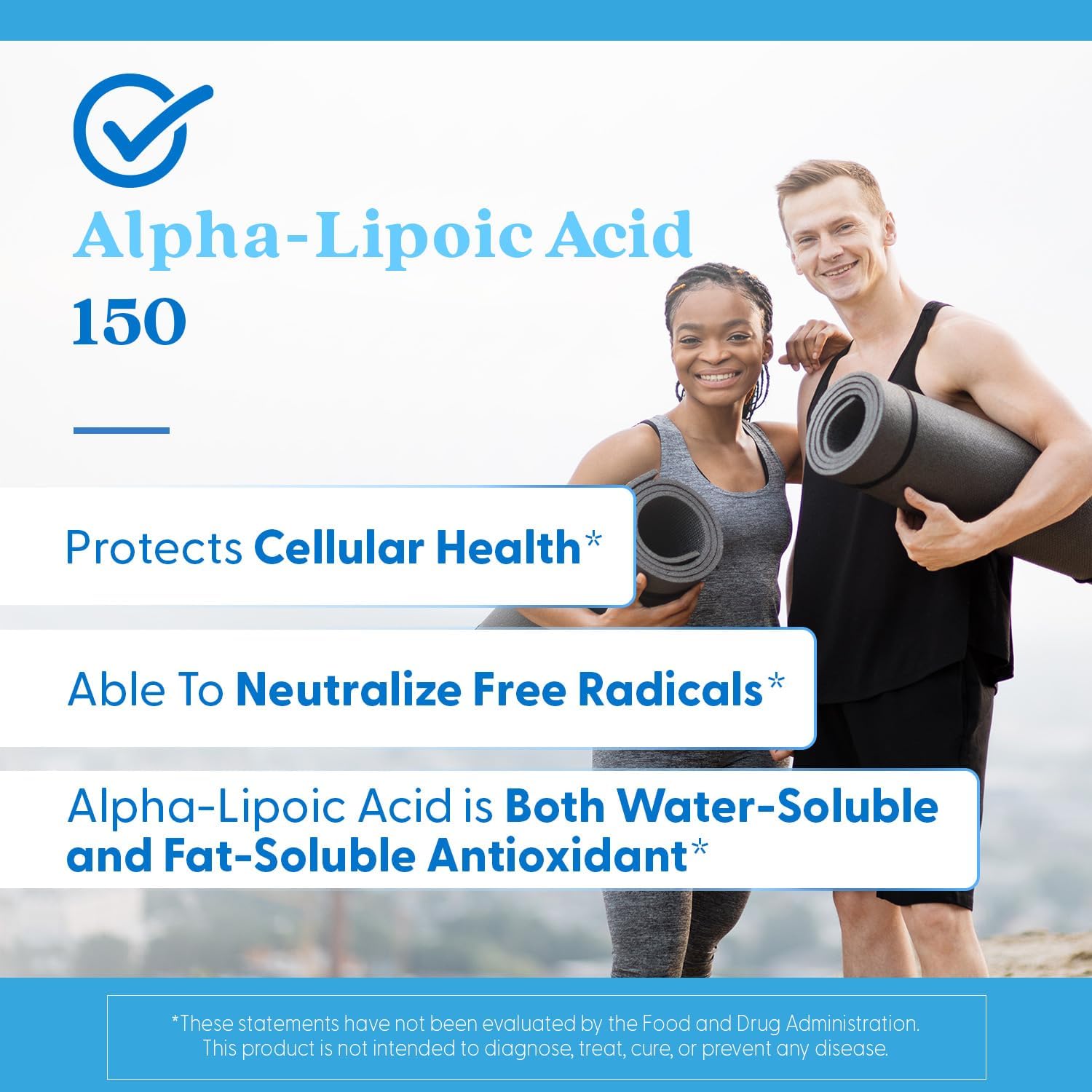 Doctor's Best Alpha-Lipoic Acid 150mg Capsules - Supports Glucose Metabolism and Antioxidant Regeneration - Non-GMO, Gluten-Free, Vegan, Soy-Free - 120 Count