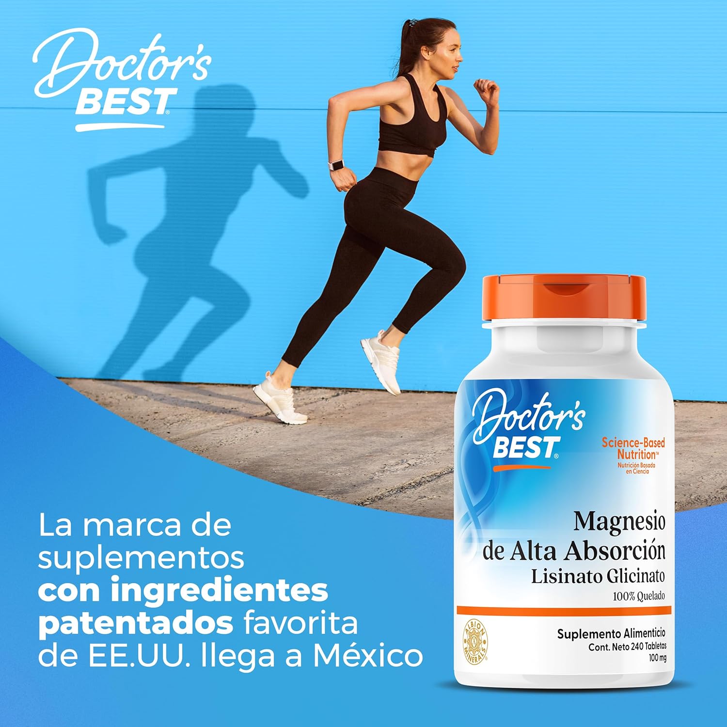 Doctor's Best Magnesium Supplement - 120 Tablets, High Absorption, Non-GMO