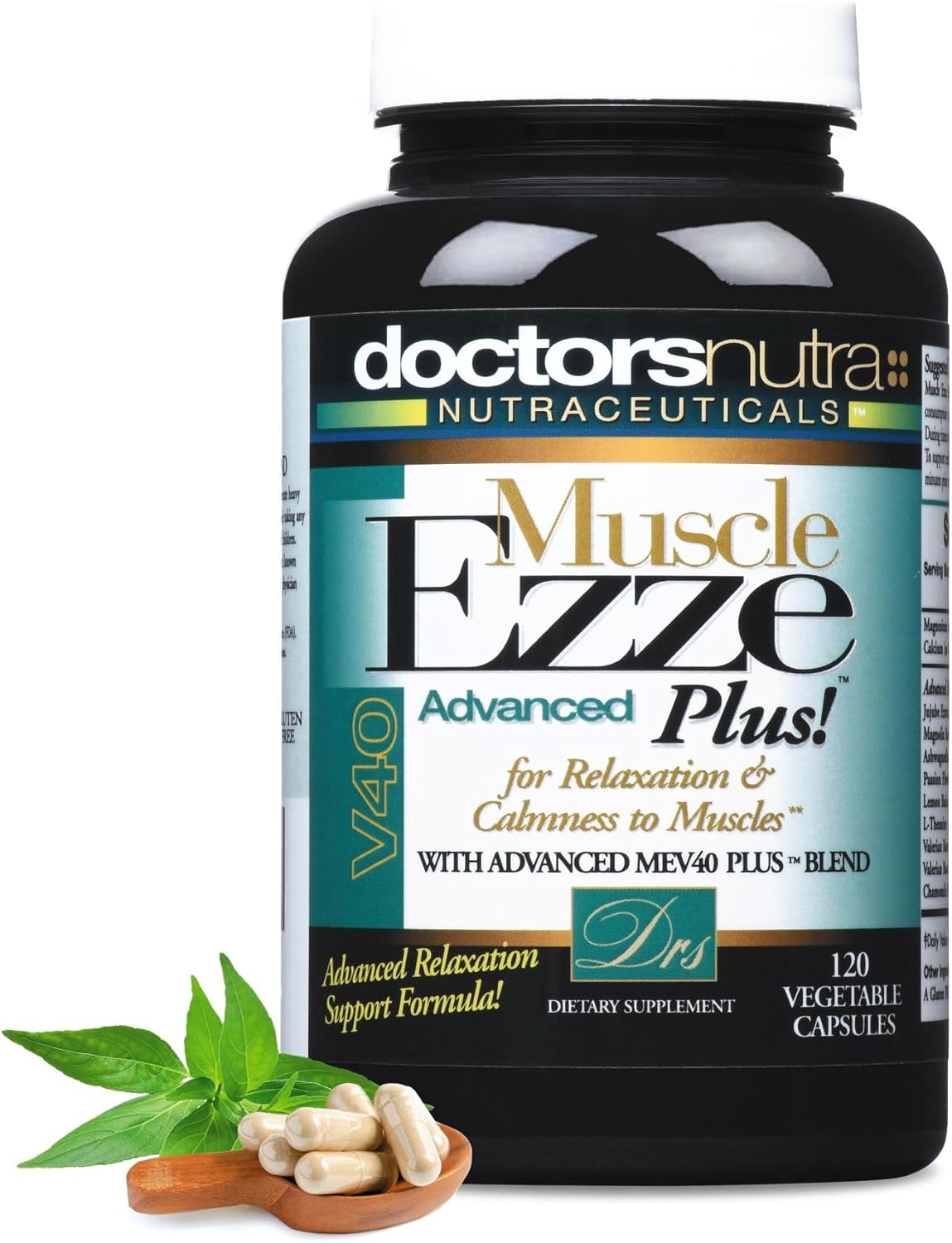 Doctors Nutra Muscle Ezze Plus - Day and Night Formula - 120 Gluten-Free Veg Capsules