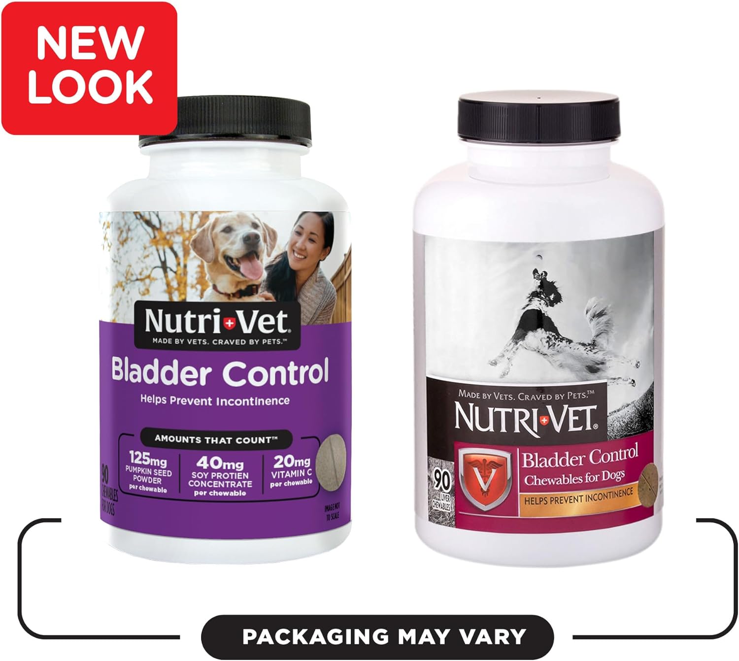 Dog Bladder Control Supplement | Reduce Urinary Incontinence in Dogs | 90 Chewable Tablets by Nutri-Vet