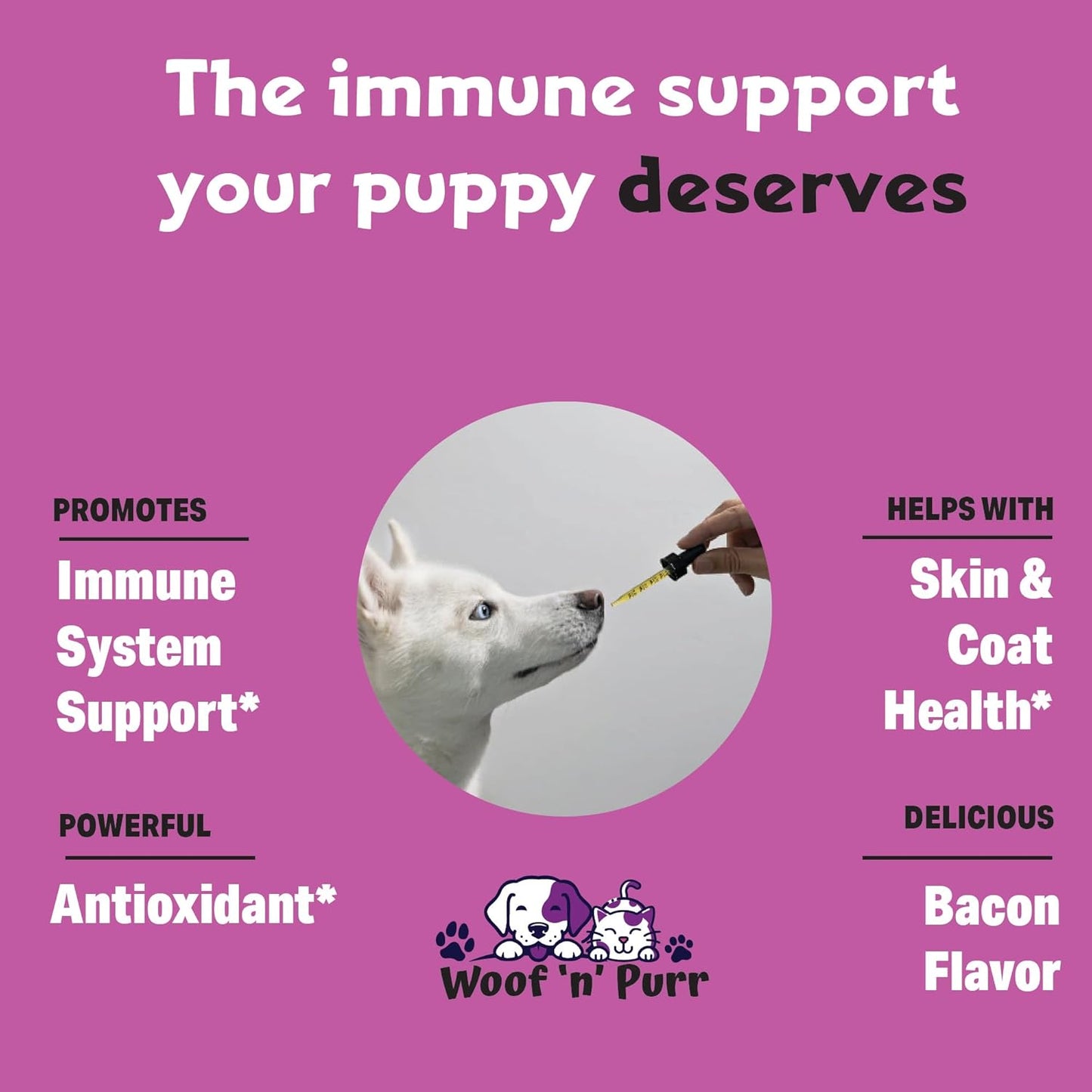 Dog Immune Support Supplement - Boost Your Dog's Immune System with Allergy Support - 1 fl oz