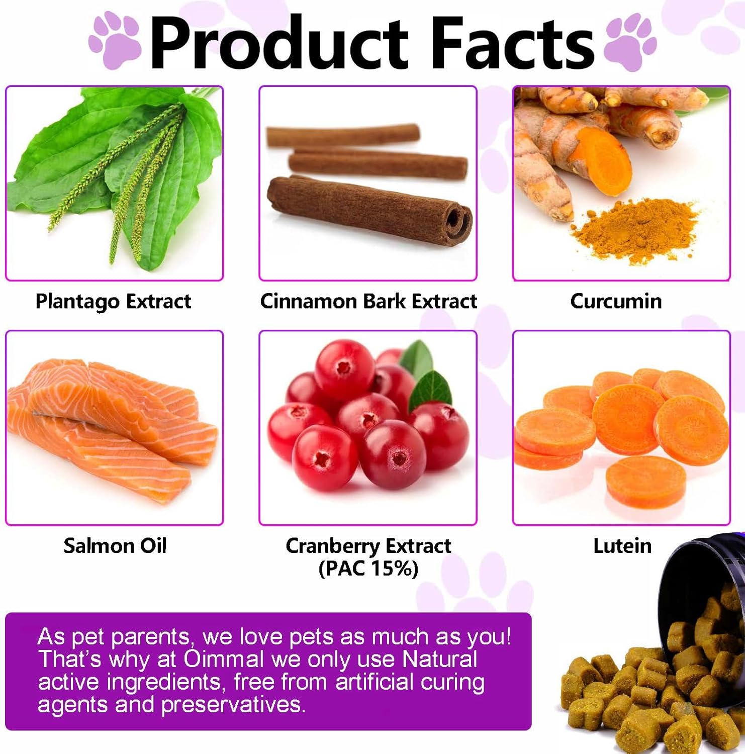 Dog Multivitamin Supplements with Glucosamine & Probiotics for Skin, Immunity, Digestion & Joint Health - 150 Duck Flavor Chews