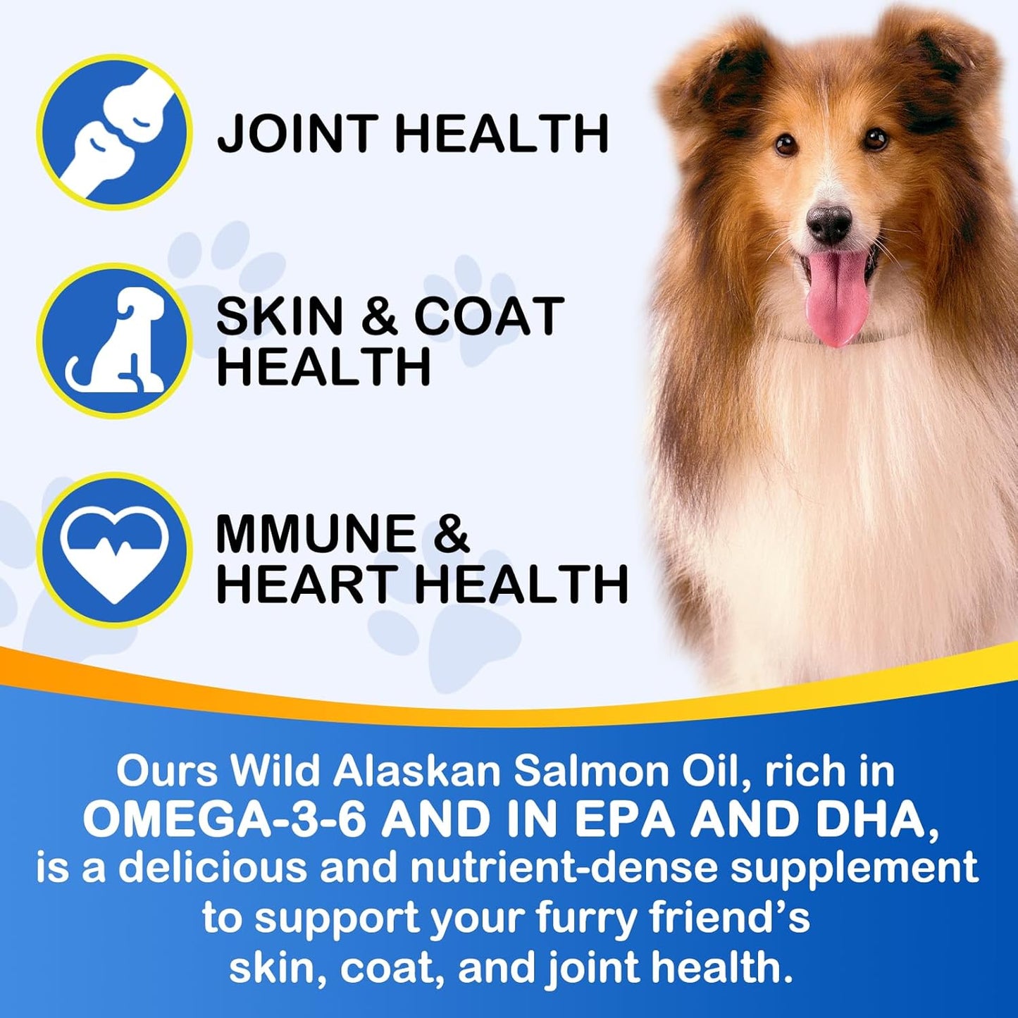 Dog Seasonal Allergies Relief with ALIVO Omega-3 Fish Oil - 120 Soft Gels