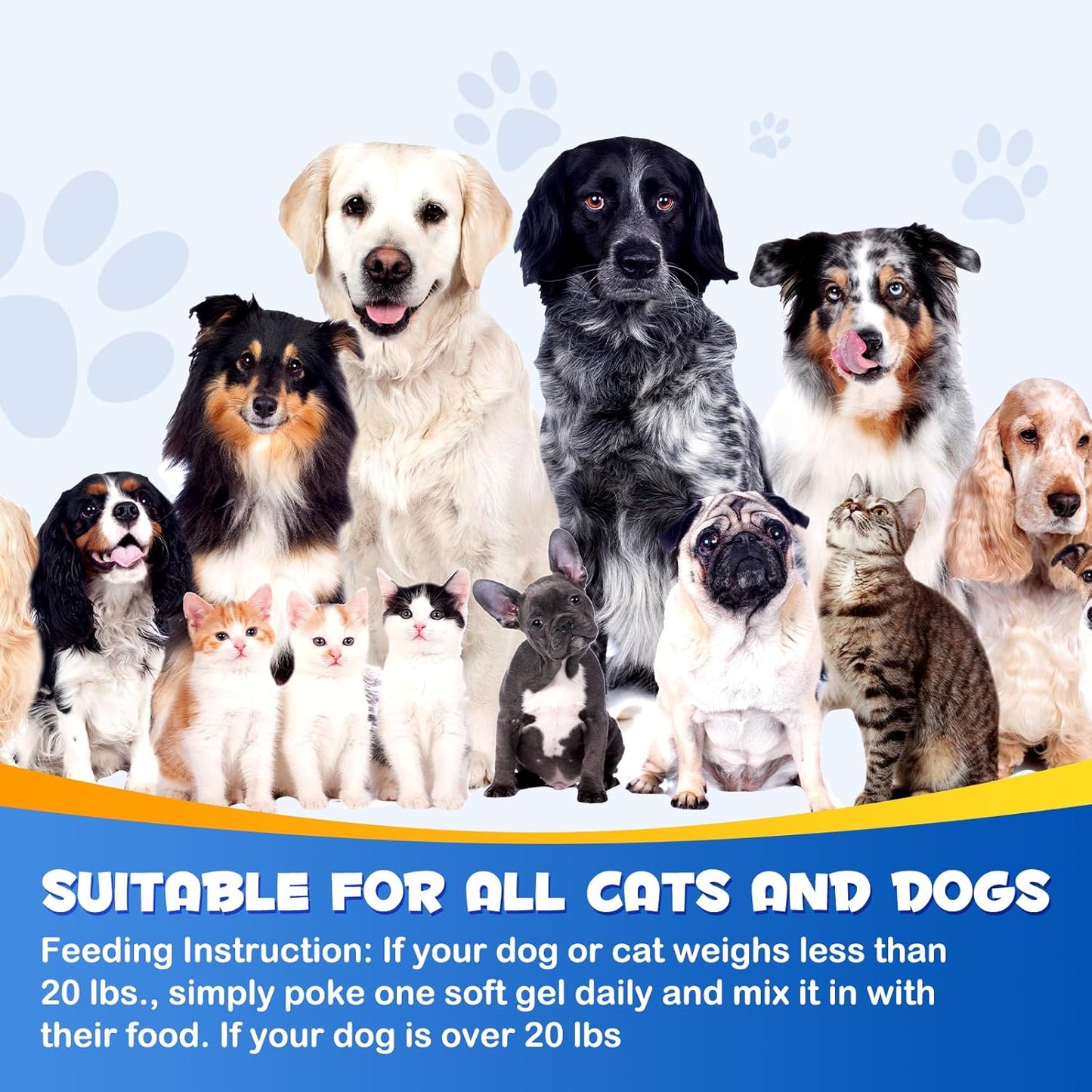 Dog Seasonal Allergies Relief with ALIVO Omega-3 Fish Oil - 120 Soft Gels