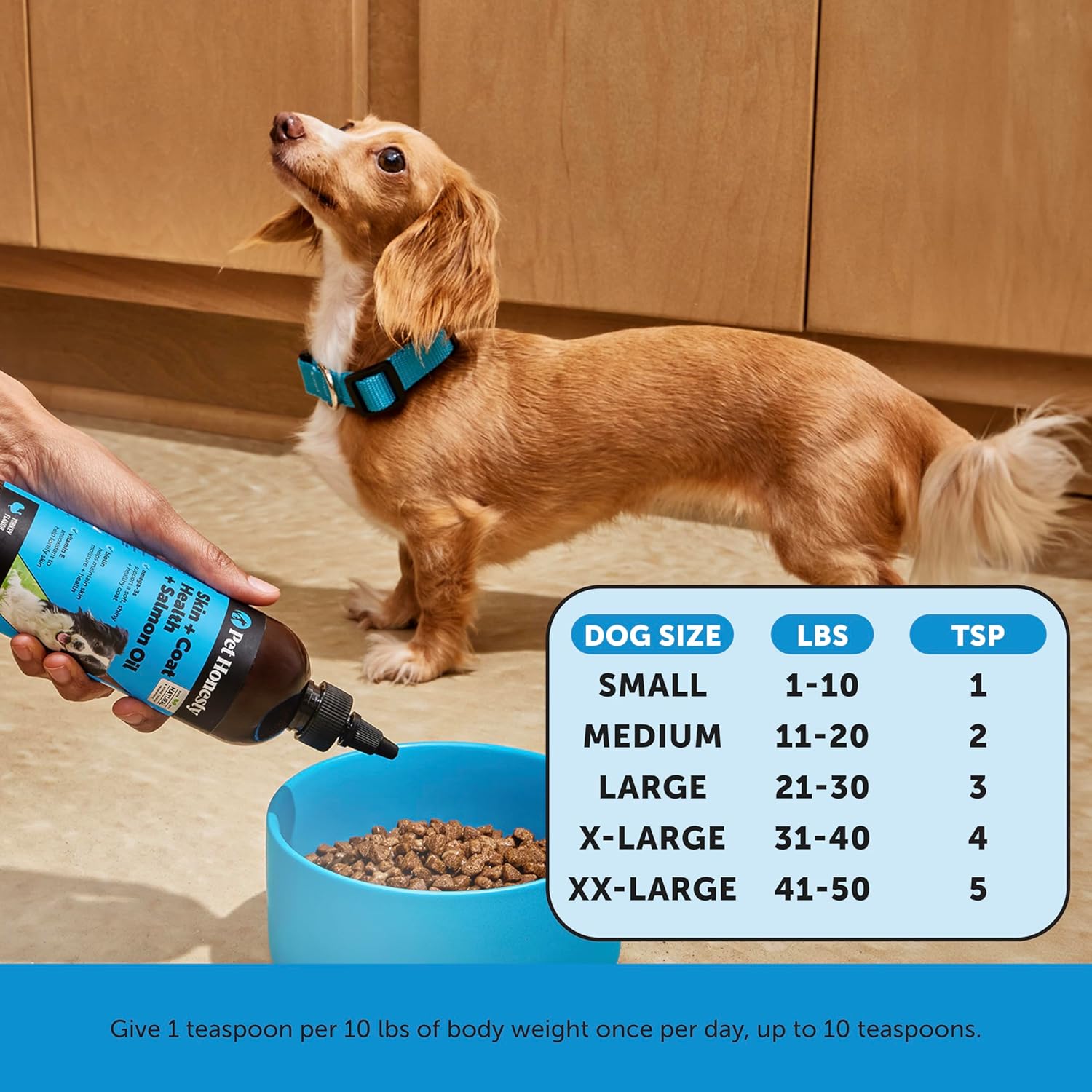 Dog Skin & Coat Supplement with Salmon Oil for Allergy Itch Relief & Health - Bone Broth Topper with Collagen, Biotin, Vitamin E