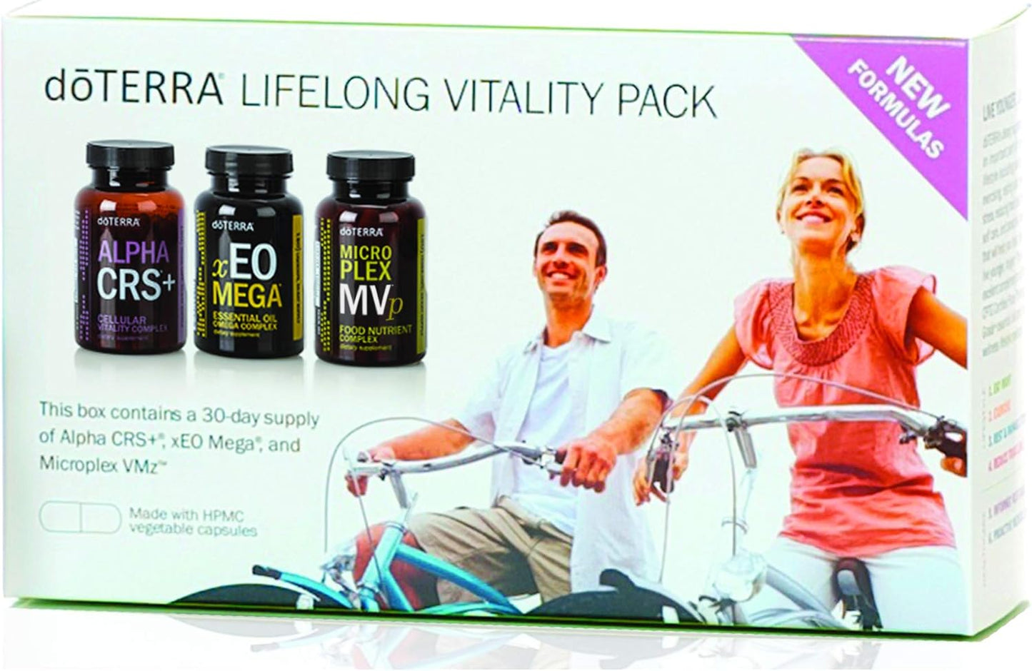 doTERRA Lifelong Vitality Pack with Alpha CRS+, xEO Mega, and Microplex VMz - Complete Nutritional Support System